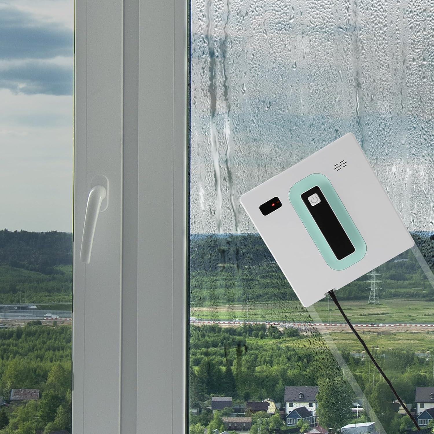 Robot Window Cleaner, Automatic Window Cleaning Robot with Remote&APP Control, Wall Cleaning Robot Vacuum Cleaner with 3*Cleaning Mode for Homes, Office Buildings, High-Rise Buildings