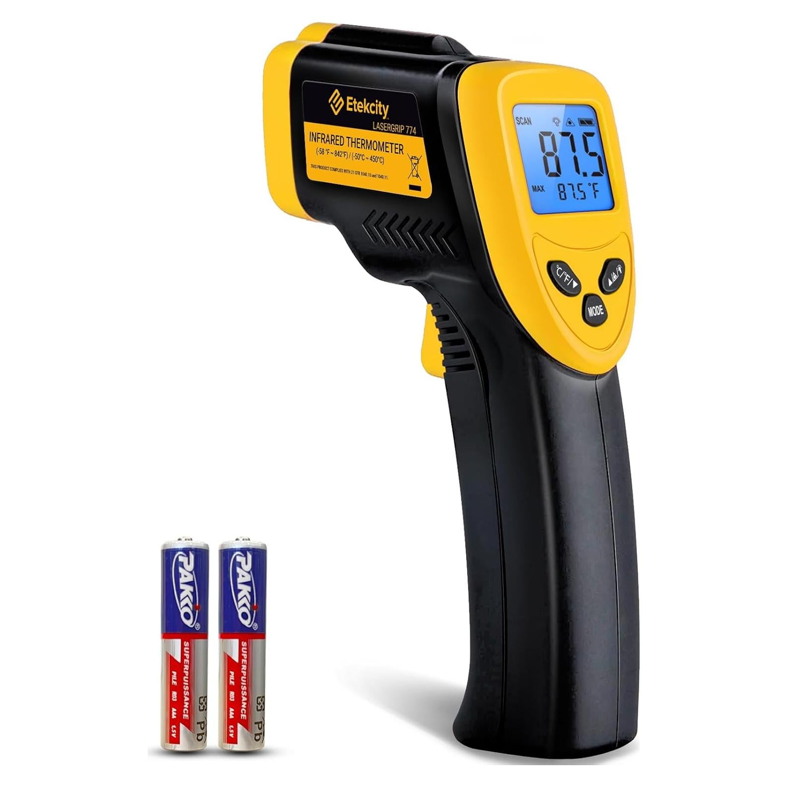 Termómetro Infrarrojo Etekcity Lasergrip 774 -50°C a 450°C