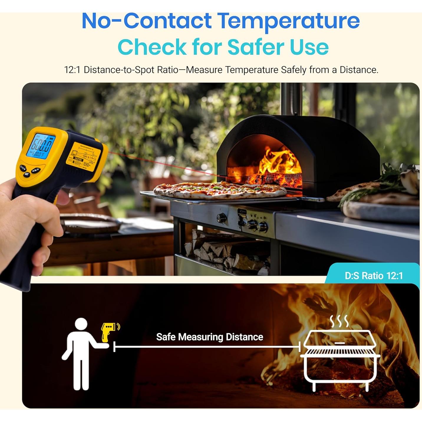 Termómetro Infrarrojo Etekcity Lasergrip 774 -50°C a 450°C