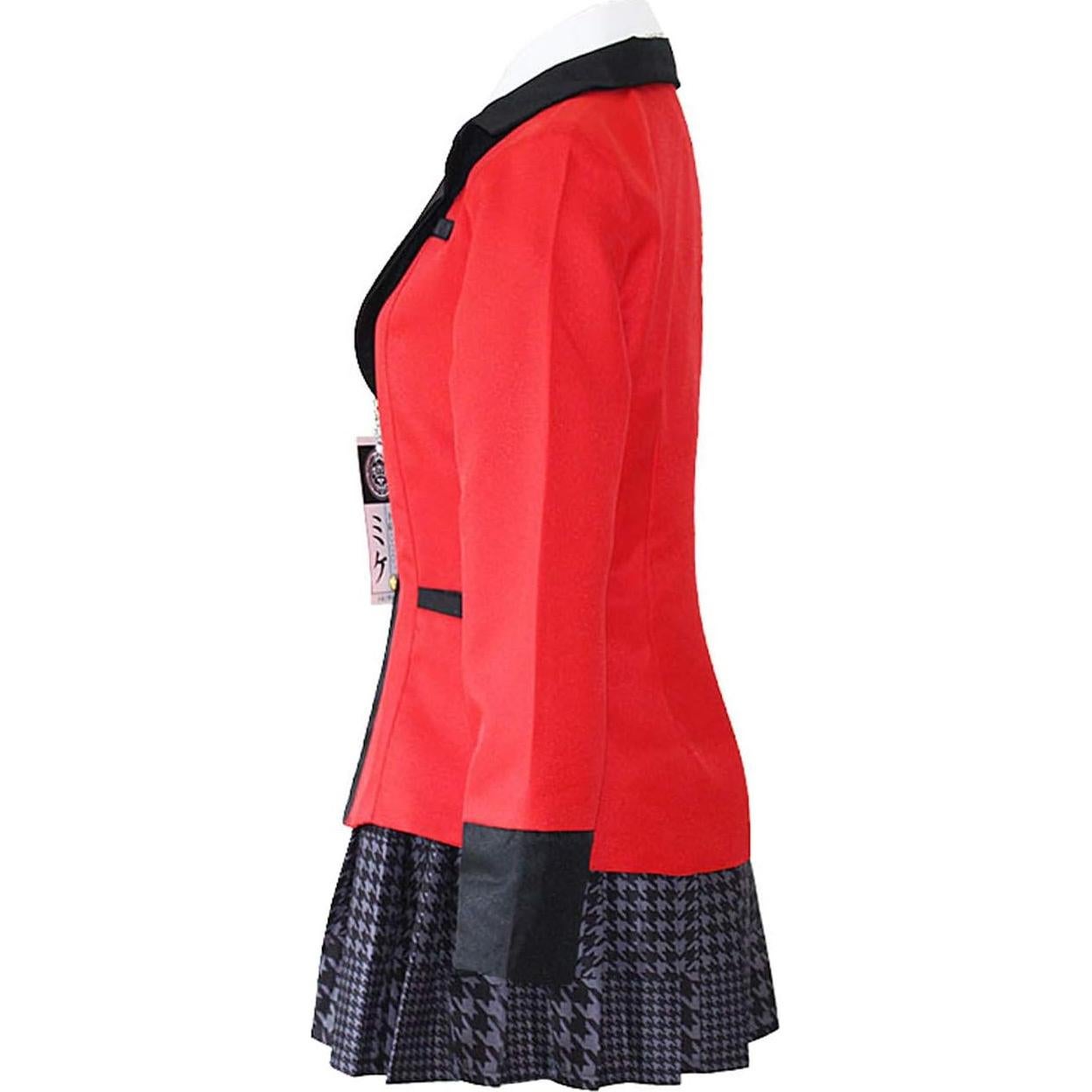 Disfraz Yumeko Jabami Cosplay Escolar 5 Piezas X-Grande