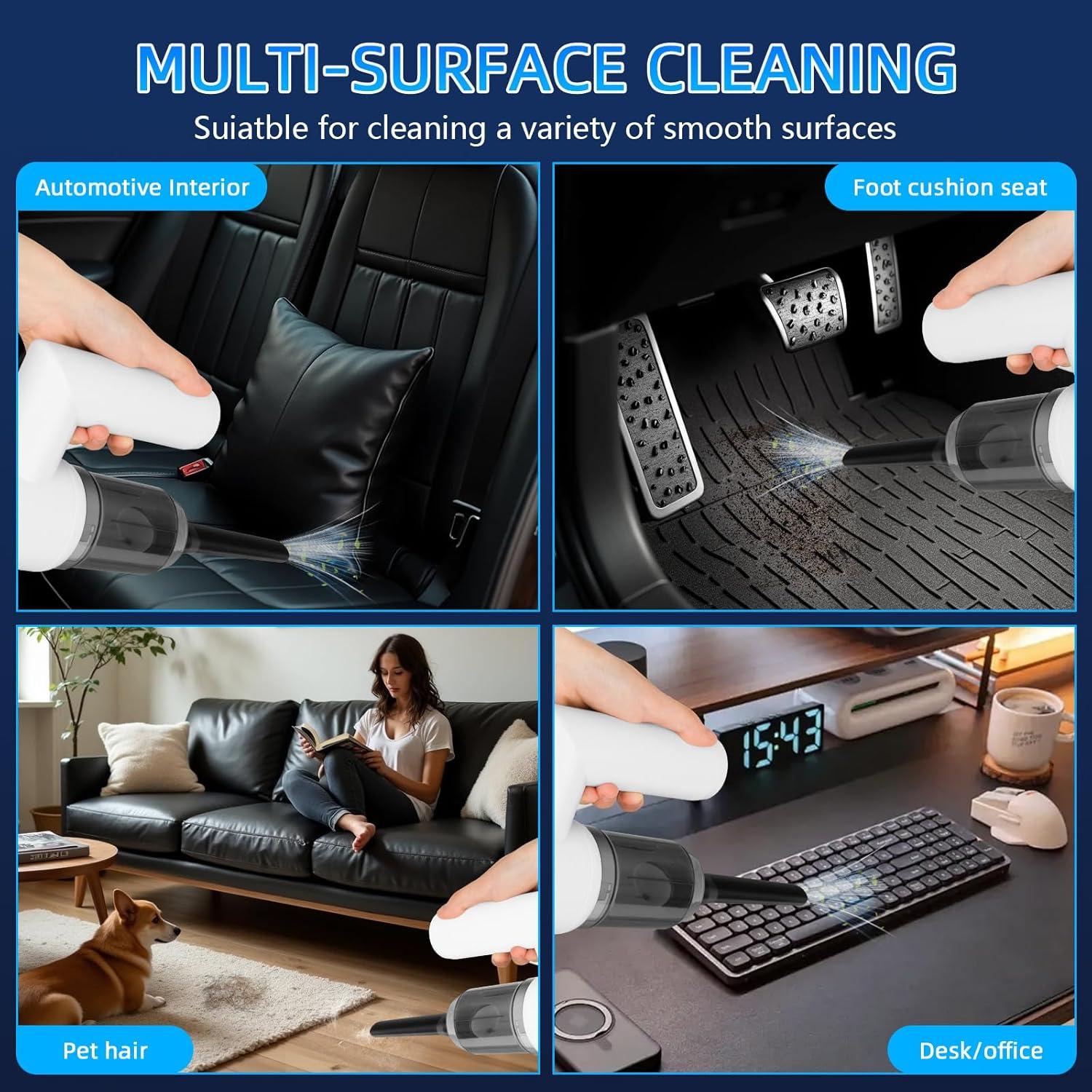 Limpiaparabrisas Inalámbrico MDK AA107 5 en 1 5000Pa 0.5kg