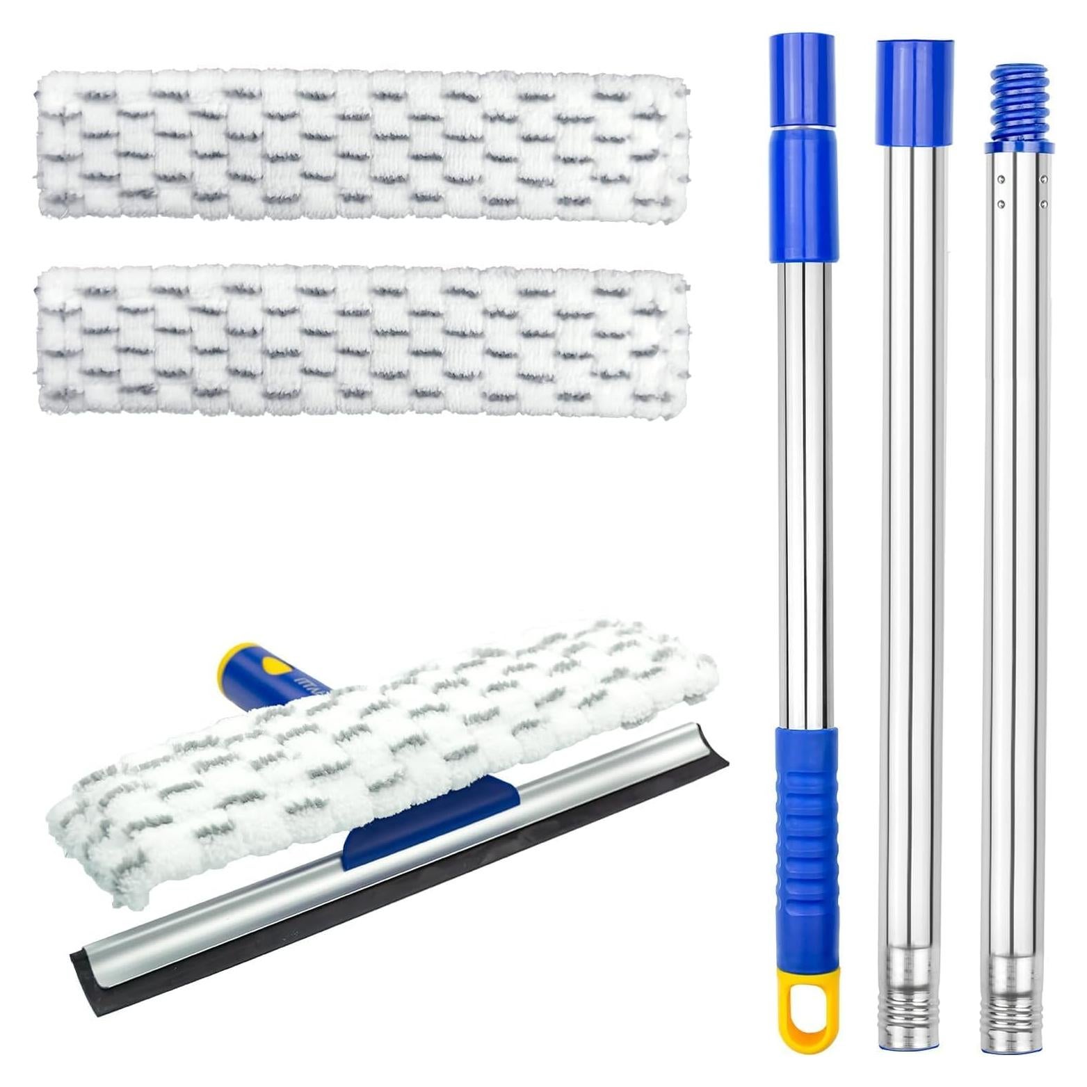 Limpiador de Ventanas ITTAHO 135 cm 2 en 1 con Raspador