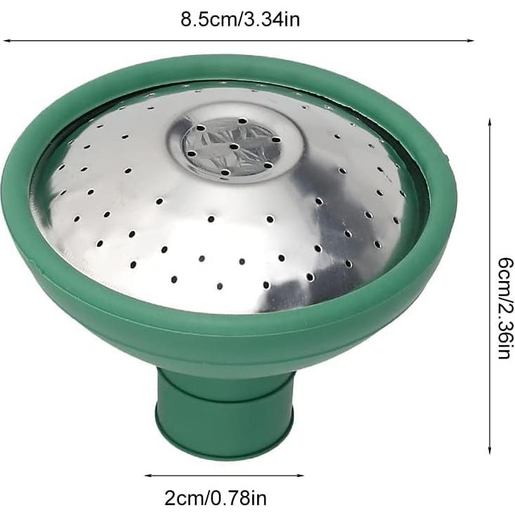 Cabezal de Riego Universal WsjiaboFux Verde 7,62 cm