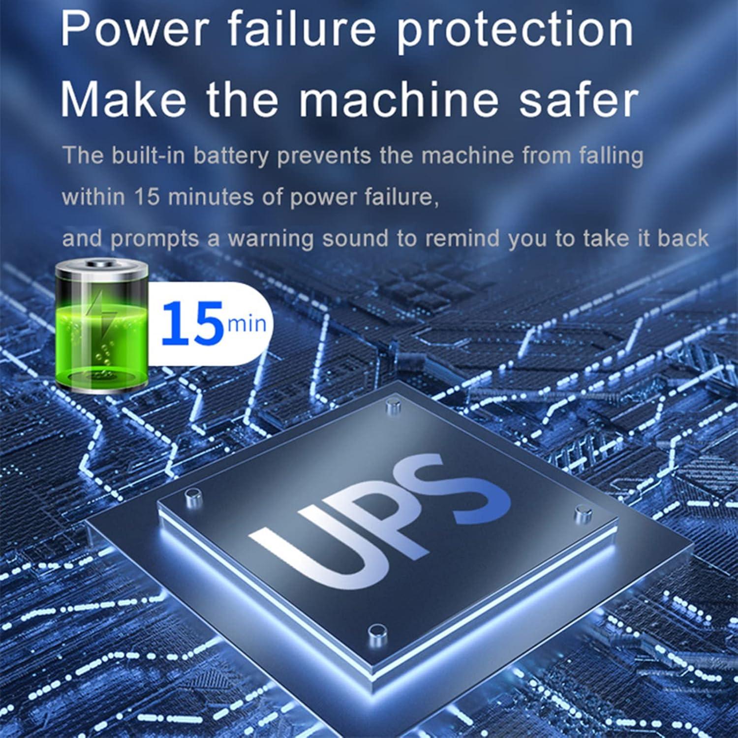 Window Cleaner Robot,Automatic Robotic Window Cleaning Vacuum Cleaner Smart Glass Robot,for Inside and Outdoor High Window Remote Control Window Cleaner Tools