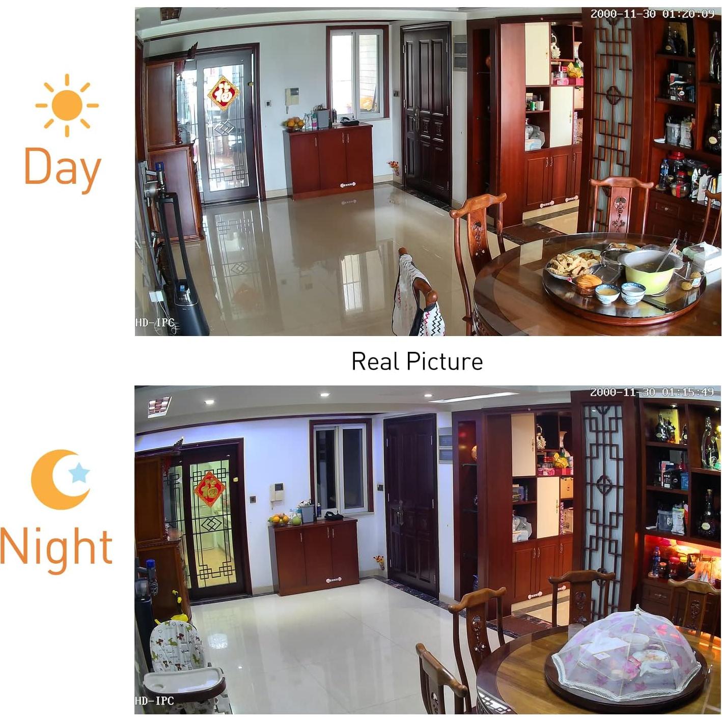 Cámara IP Mini 5MP REVODATA H.265 POE 2880x1620P