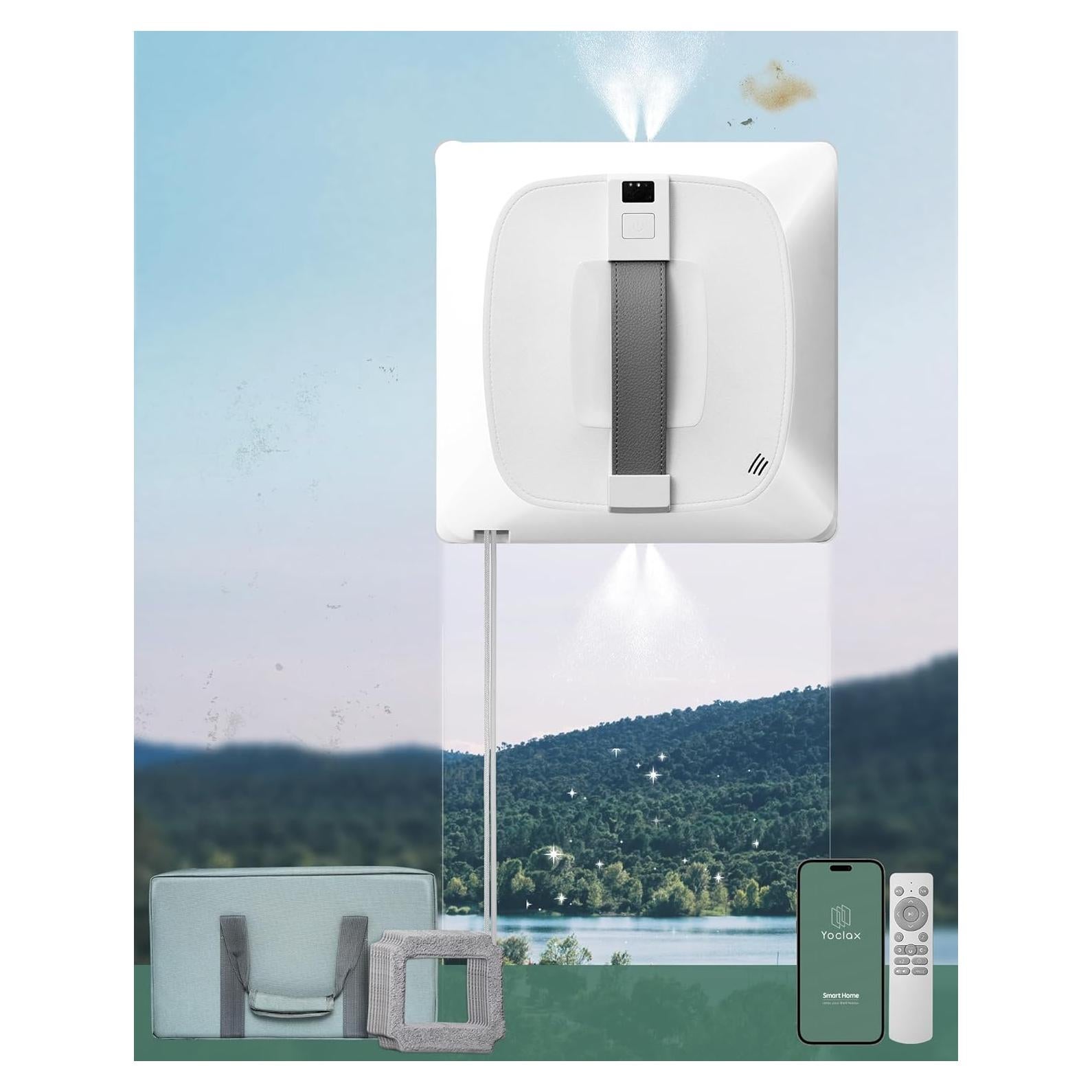 Robot Limpiador de Ventanas Yoolax 2.0 con Control App y Remoto