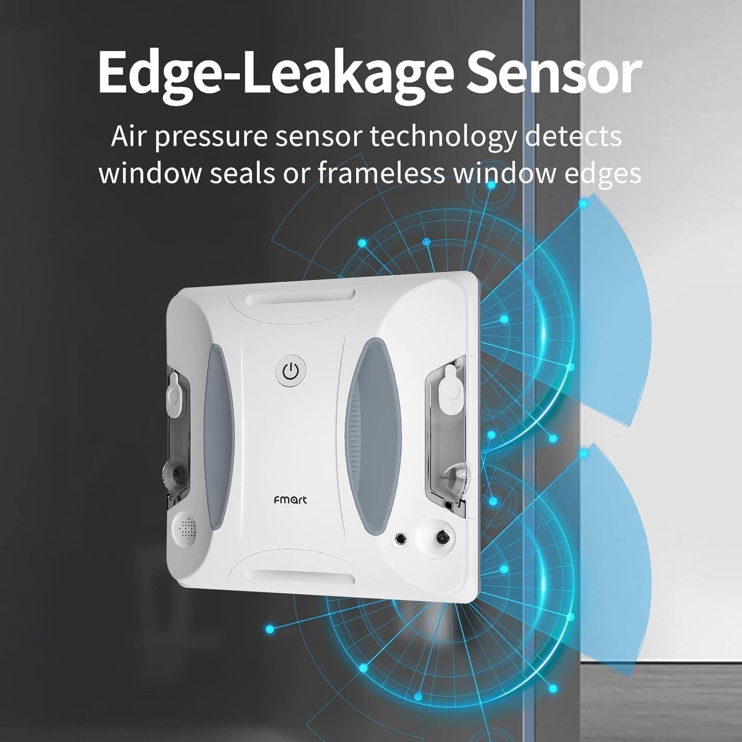 Robot Limpiador de Ventanas FMART W6 Doble Cara con Spray 3800Pa