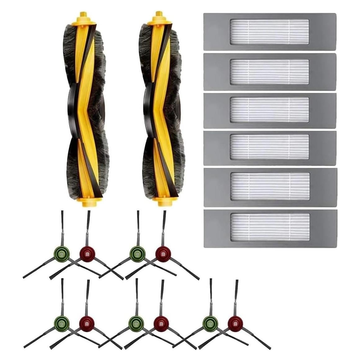 Accesorios para Aspiradora Ecovacs YunZZ YZ009 - 2 Cepillos, 5 Filtros HEPA