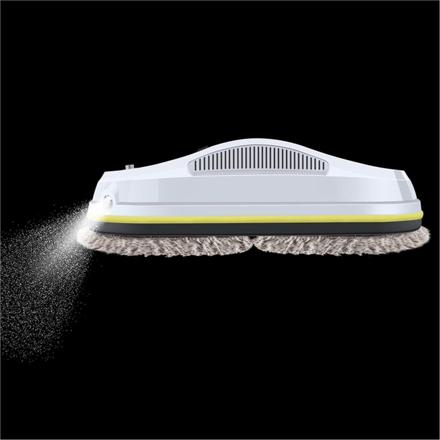 Smart Cleanning Robot Household Window Automatic Water Spray Cleaning Robot Vacuum Cleaner Remote Control Electric Window Wiper Household Glass Wiper for Outdoor/Indoor W(