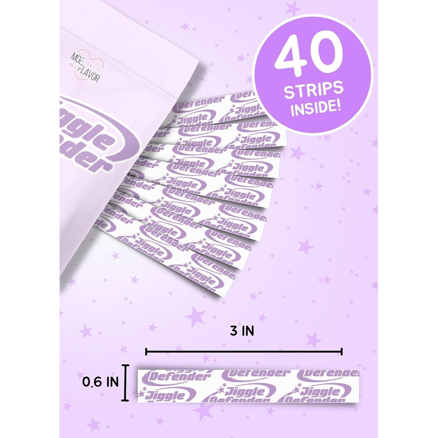 Cinta Jiggle Defender MOEFLAVOR - Cinta adhesiva 40 piezas