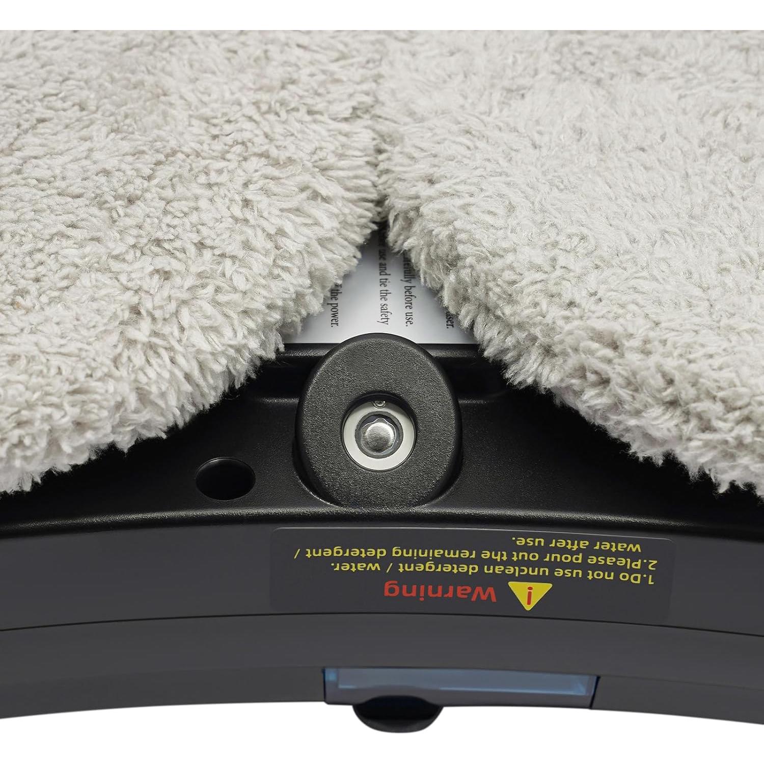 Smart Window Cleaner, Window Cleaning Machine with Remote Control&Water Adding Bottle&Cleaning Cloths Smart Glass Cleaning Machine for Tiles Mirrors 2800pa Suction Power, Black