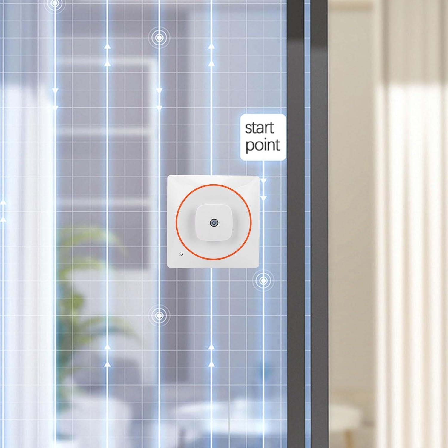 Limpiador de Ventanas Automático Fafeicy 72W Control Remoto