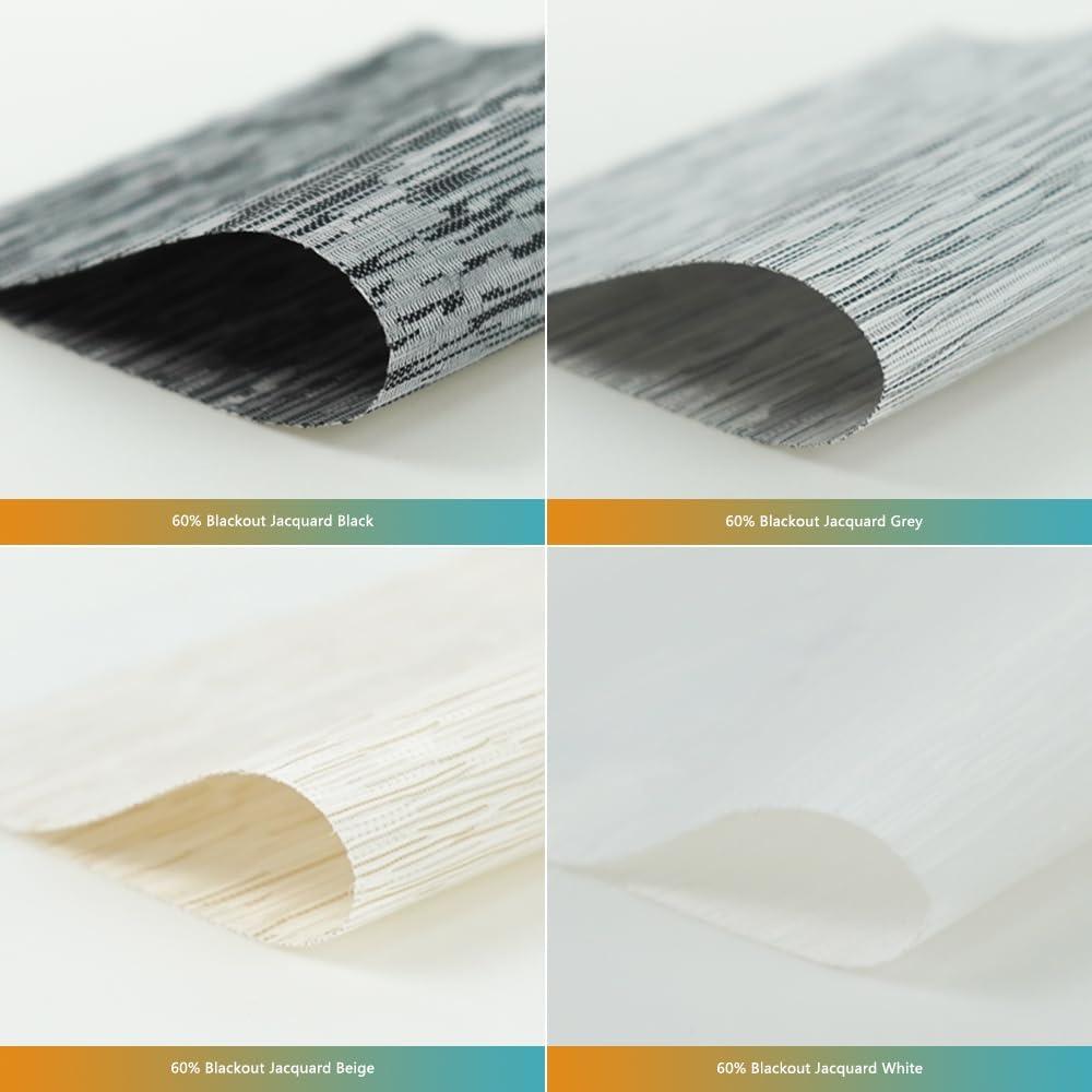 Persianas motorizadas Blindify 200 cm translúcidas multicolor