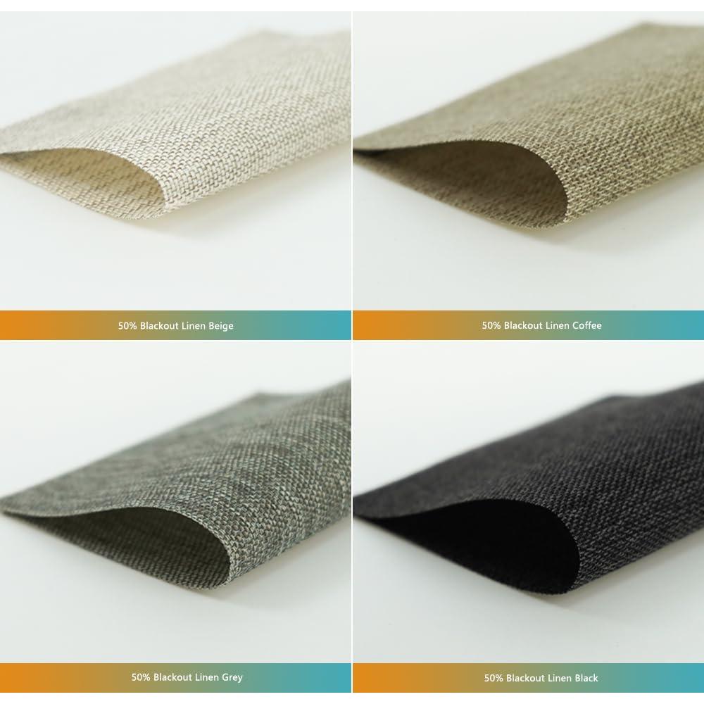 Persianas motorizadas Blindify 200 cm translúcidas multicolor