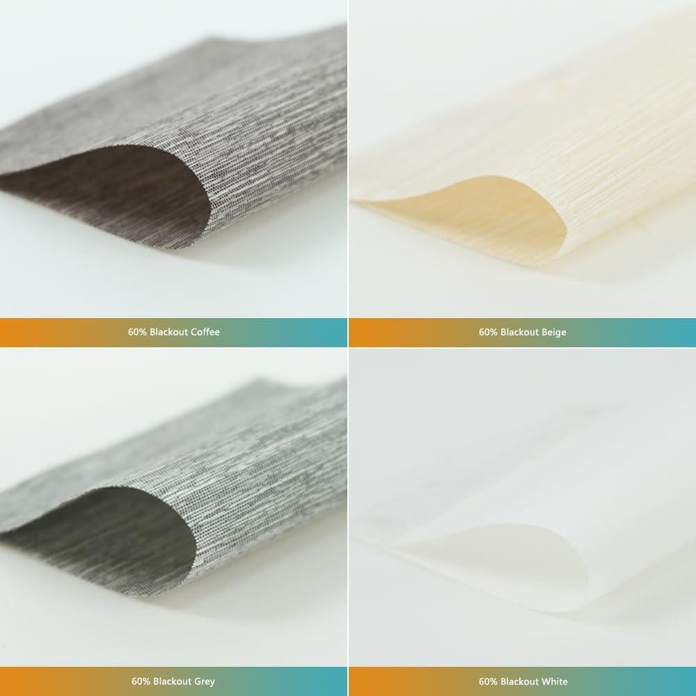 Persianas motorizadas Blindify 200 cm translúcidas multicolor