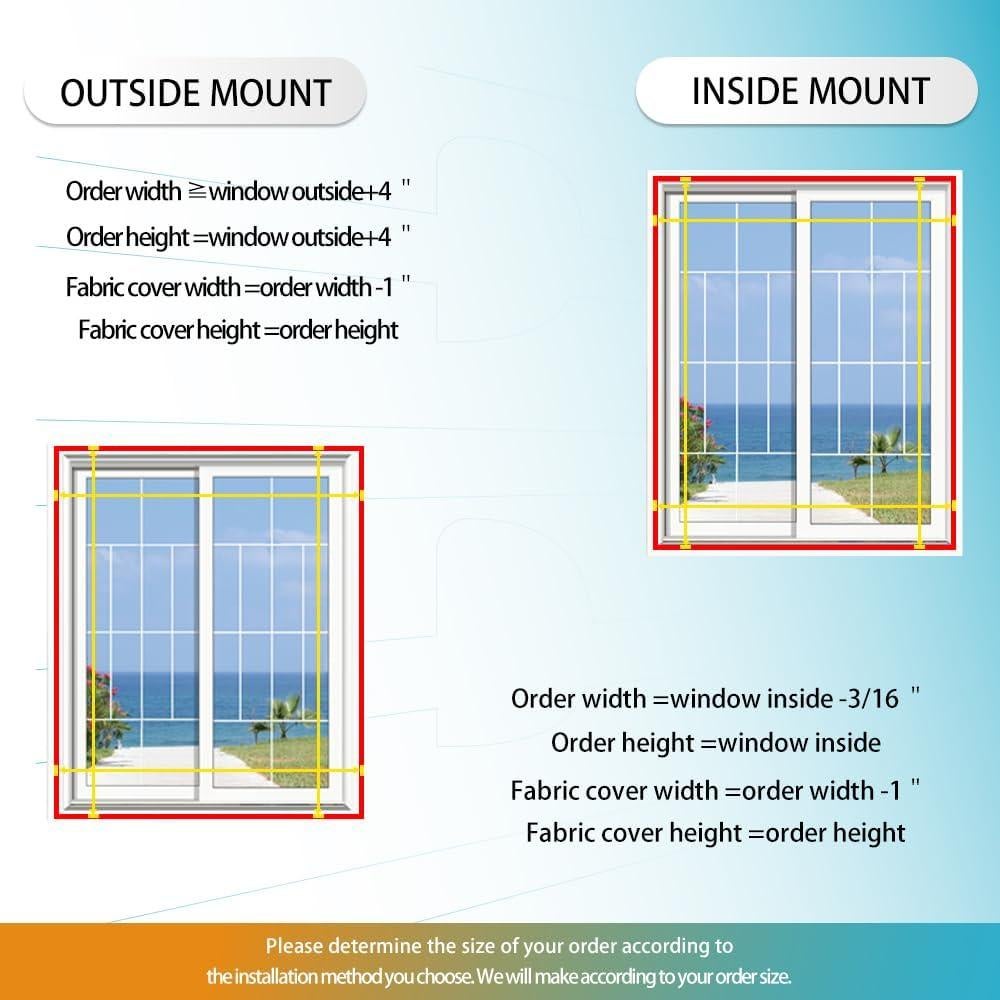 Persianas motorizadas Blindify 200 cm translúcidas multicolor