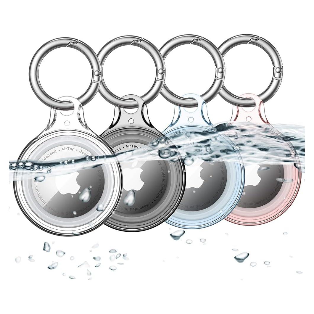 Soporte impermeable COOLQO para AirTag - 4 colores - PC duro