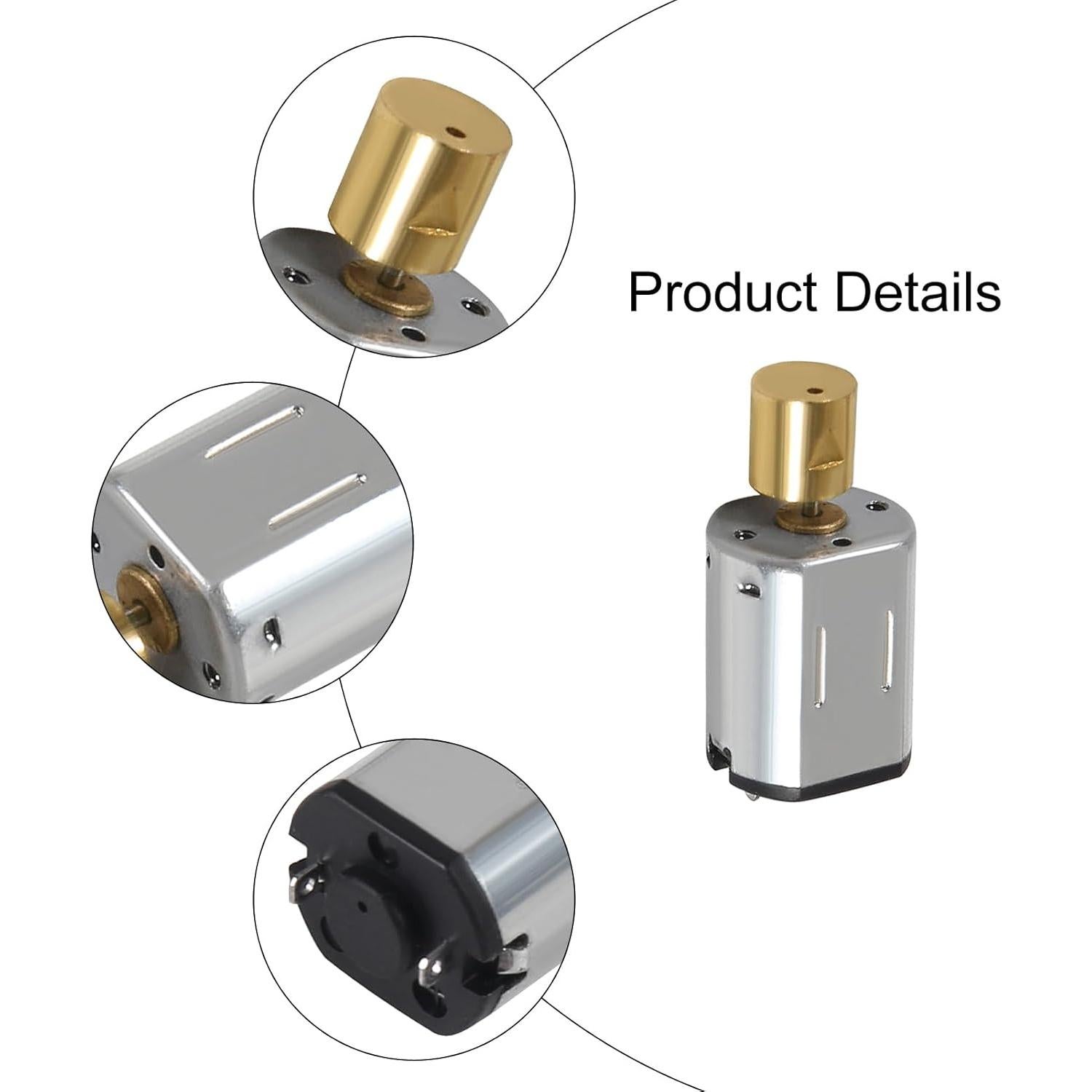 4pcs DC 3V N20 Vibration Motor Mini Micro Metal Gear Motor 8000RPM Powerful Small Electric Motor Micro Vibrating Motors