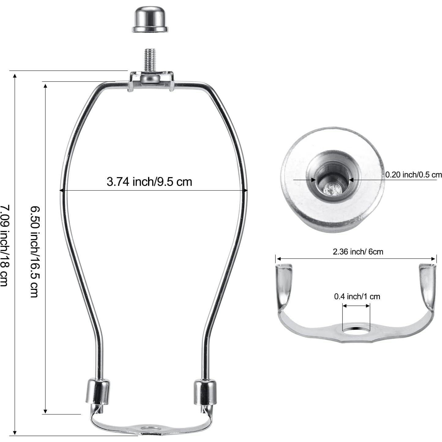 Soporte de lámpara Saangseon 17.78 cm desmontable 2 piezas