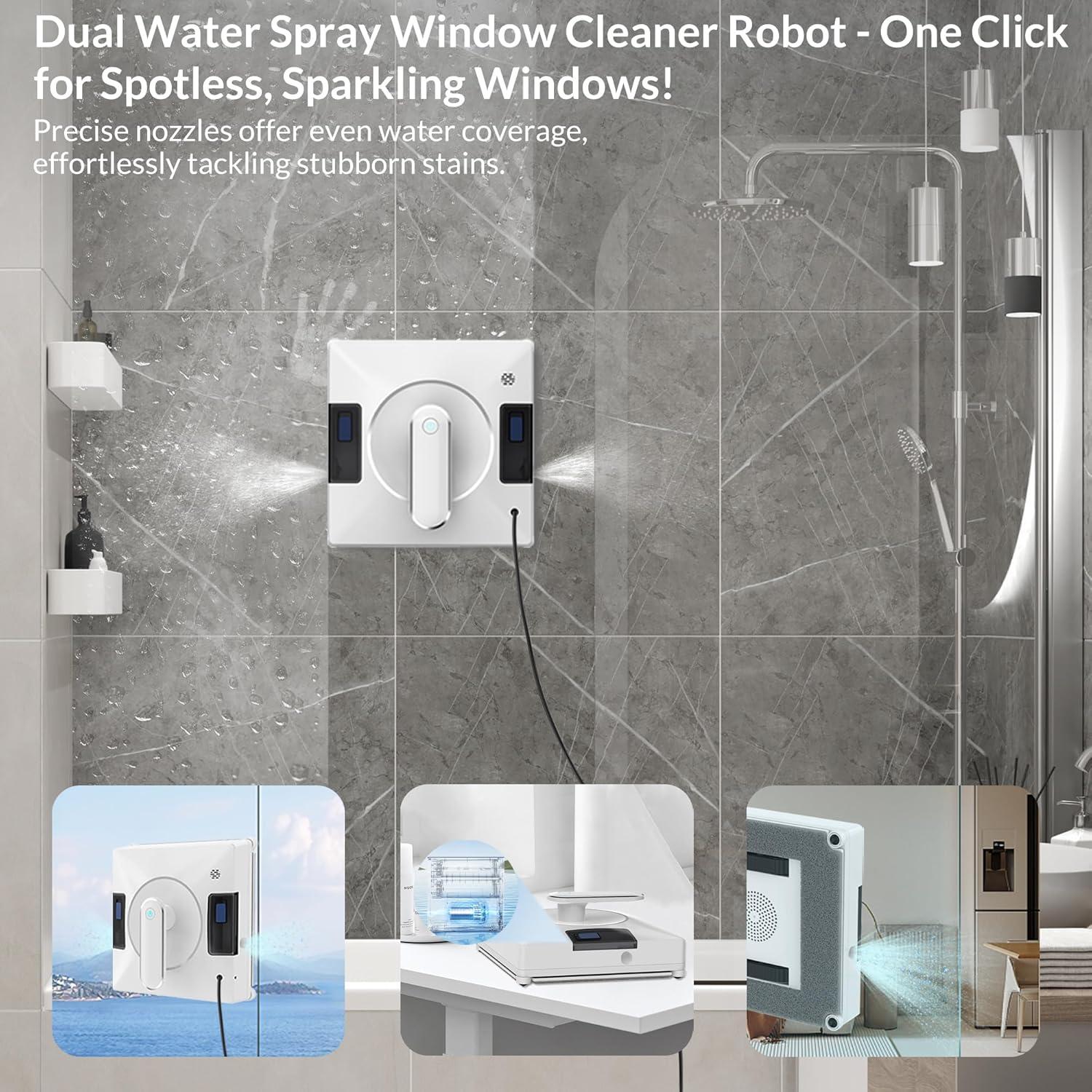 Robot Limpiador de Ventanas Soarup YW700 con Succión 3800Pa