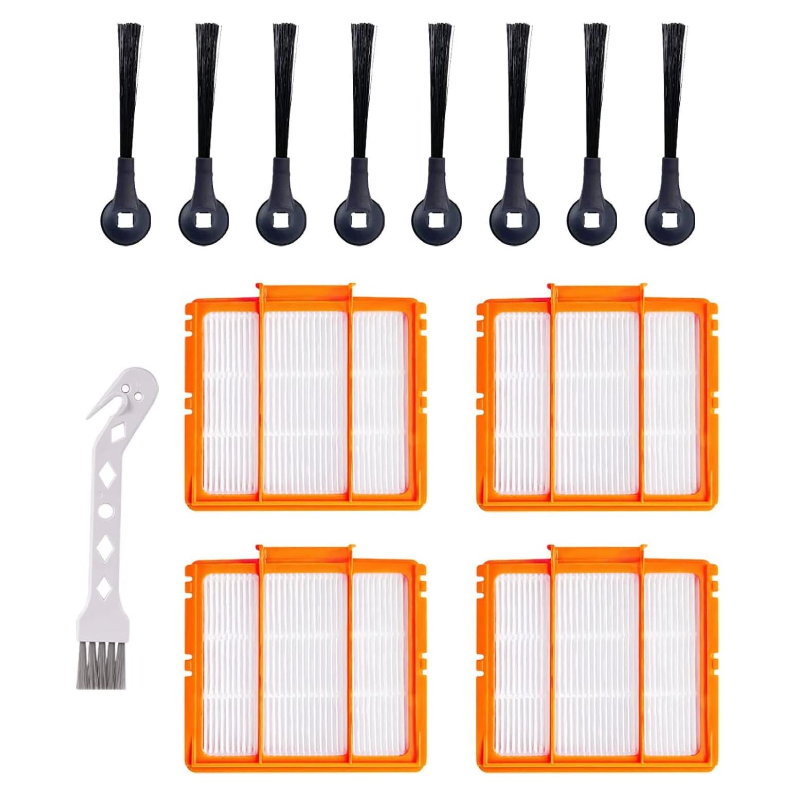 Kit de Accesorios para Aspiradora Robot Shark AI - 4 Filtros HEPA, 8 Cepillos