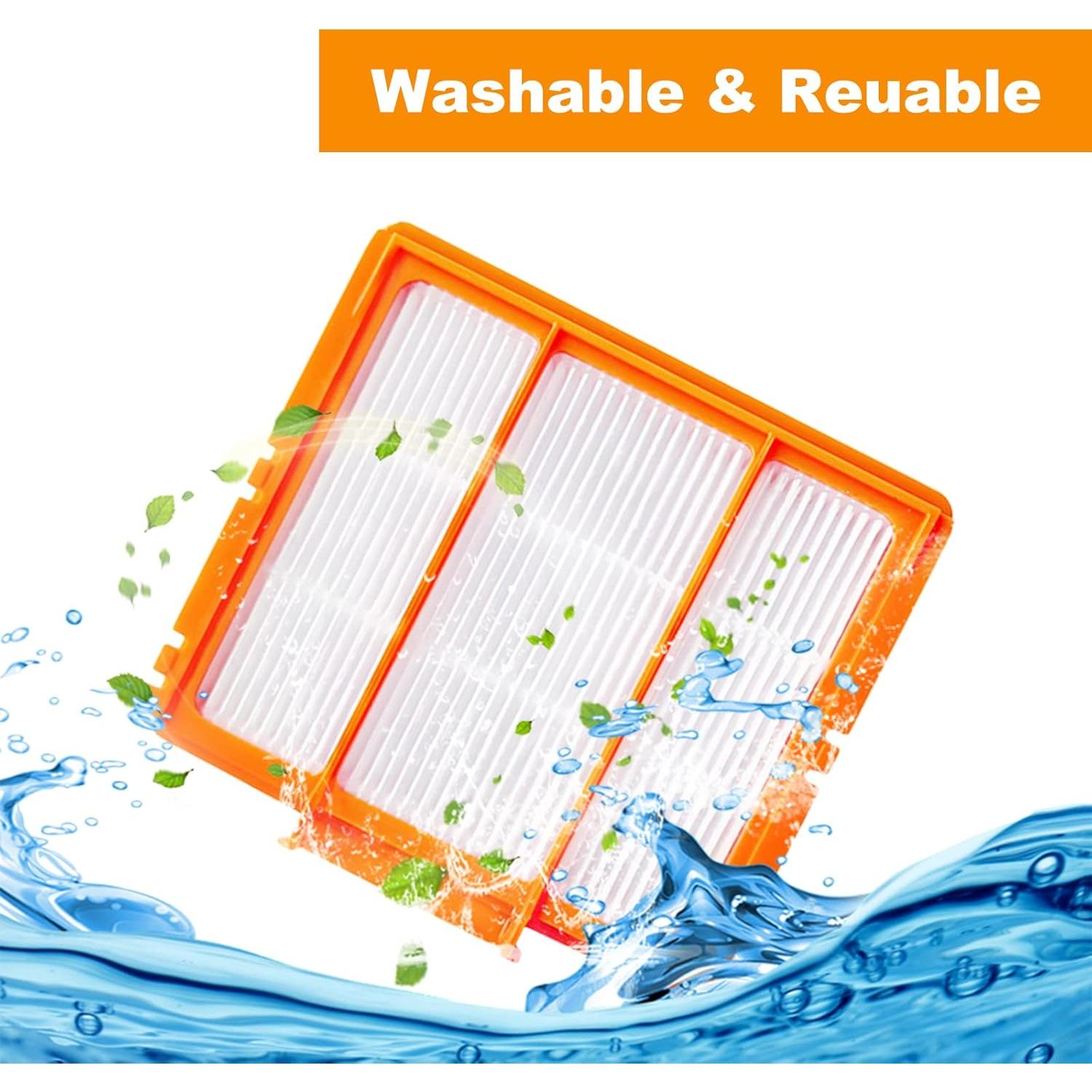 Kit de Accesorios para Aspiradora Robot Shark AI - 4 Filtros HEPA, 8 Cepillos