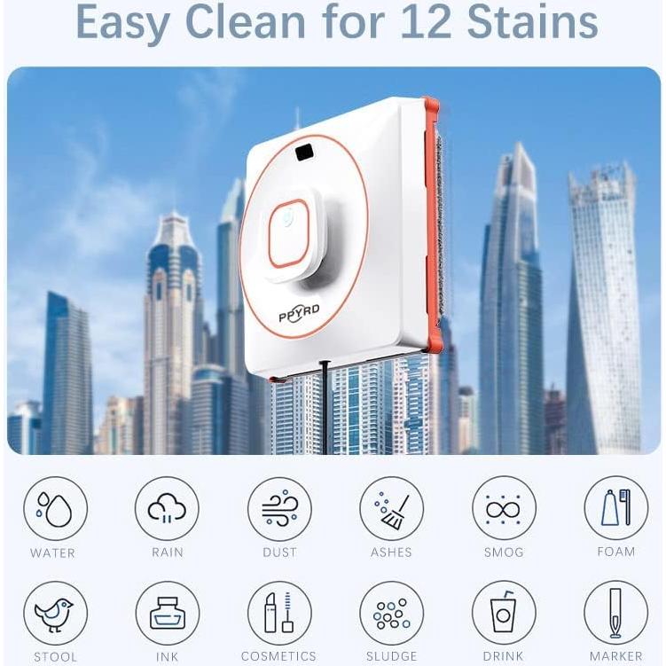 Robot Limpiador de Ventanas Genérico con Control Remoto y Spray