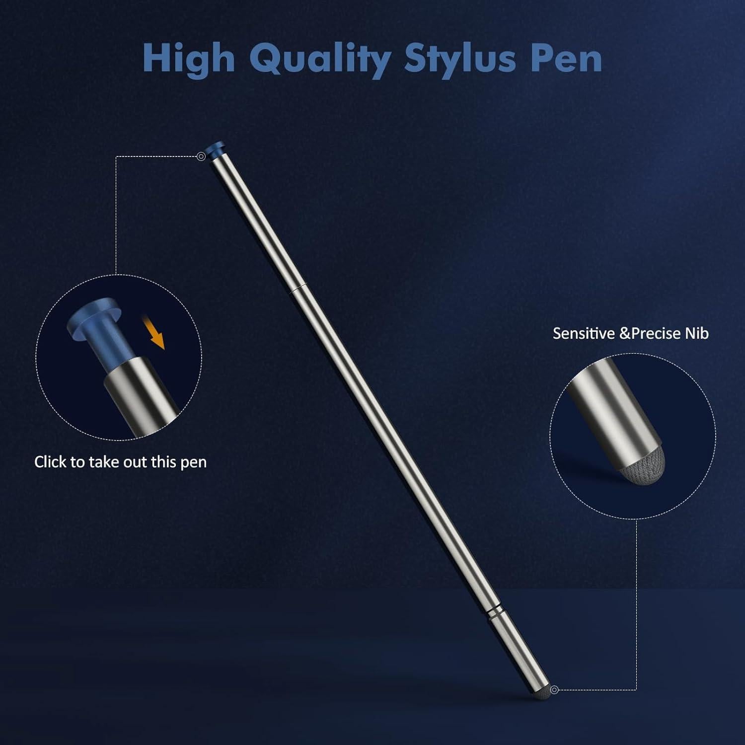 2 Plumas Táctiles Granarbol para Moto G Stylus 2023 Azul