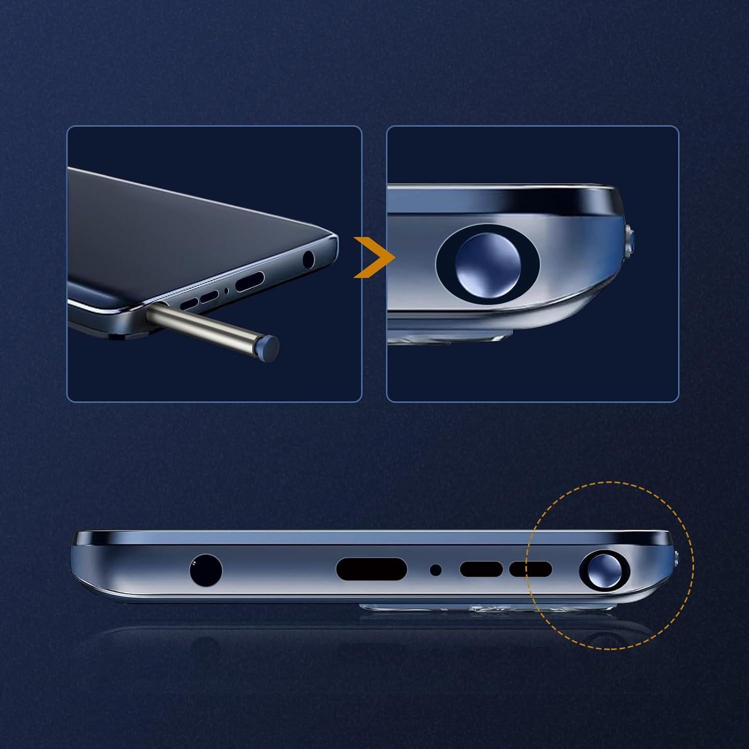 2 Plumas Táctiles Granarbol para Moto G Stylus 2023 Azul