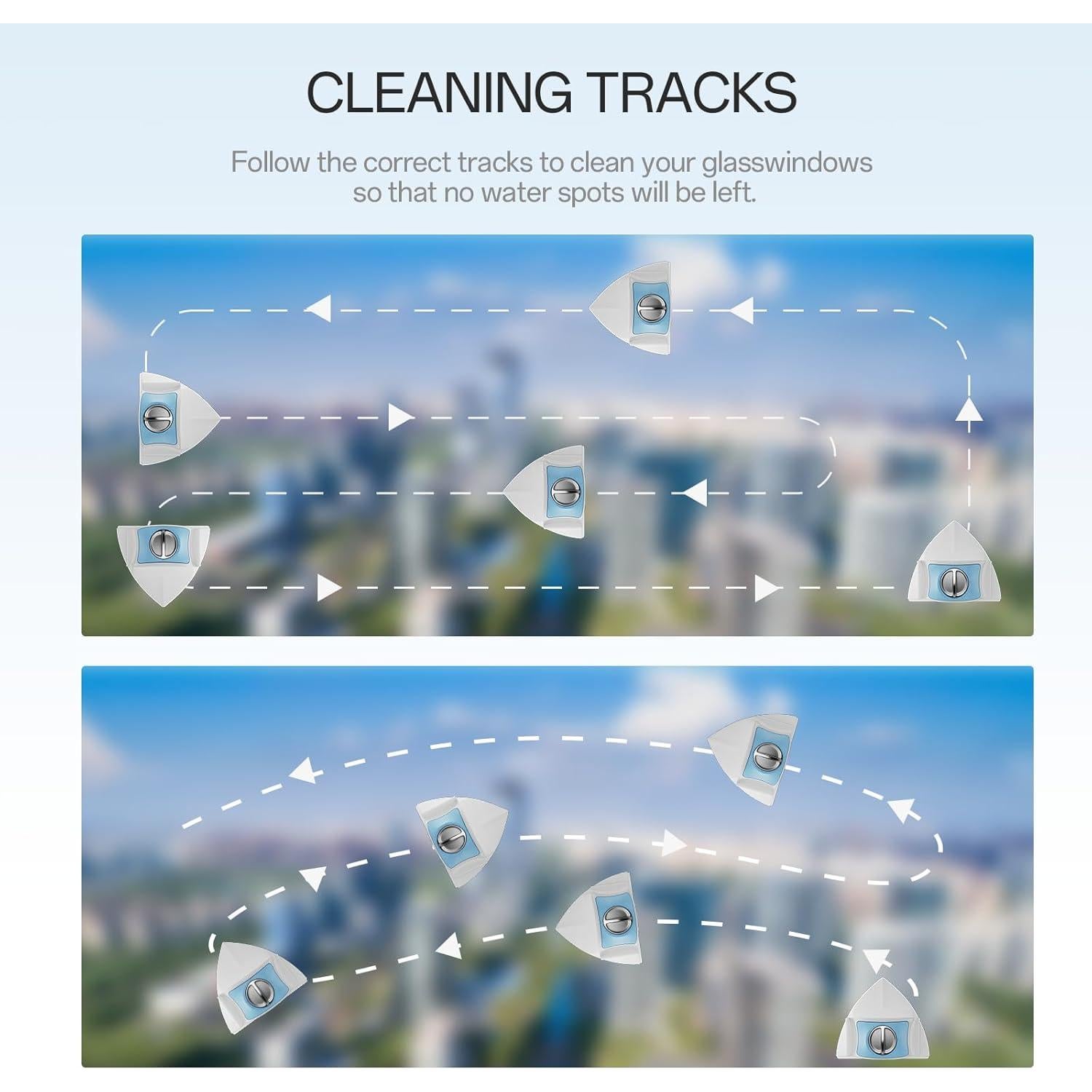 Limpiaparabrisas Magnético HACHWAIZZ Doble Cara 6 Esponjas 0.76-2.54cm