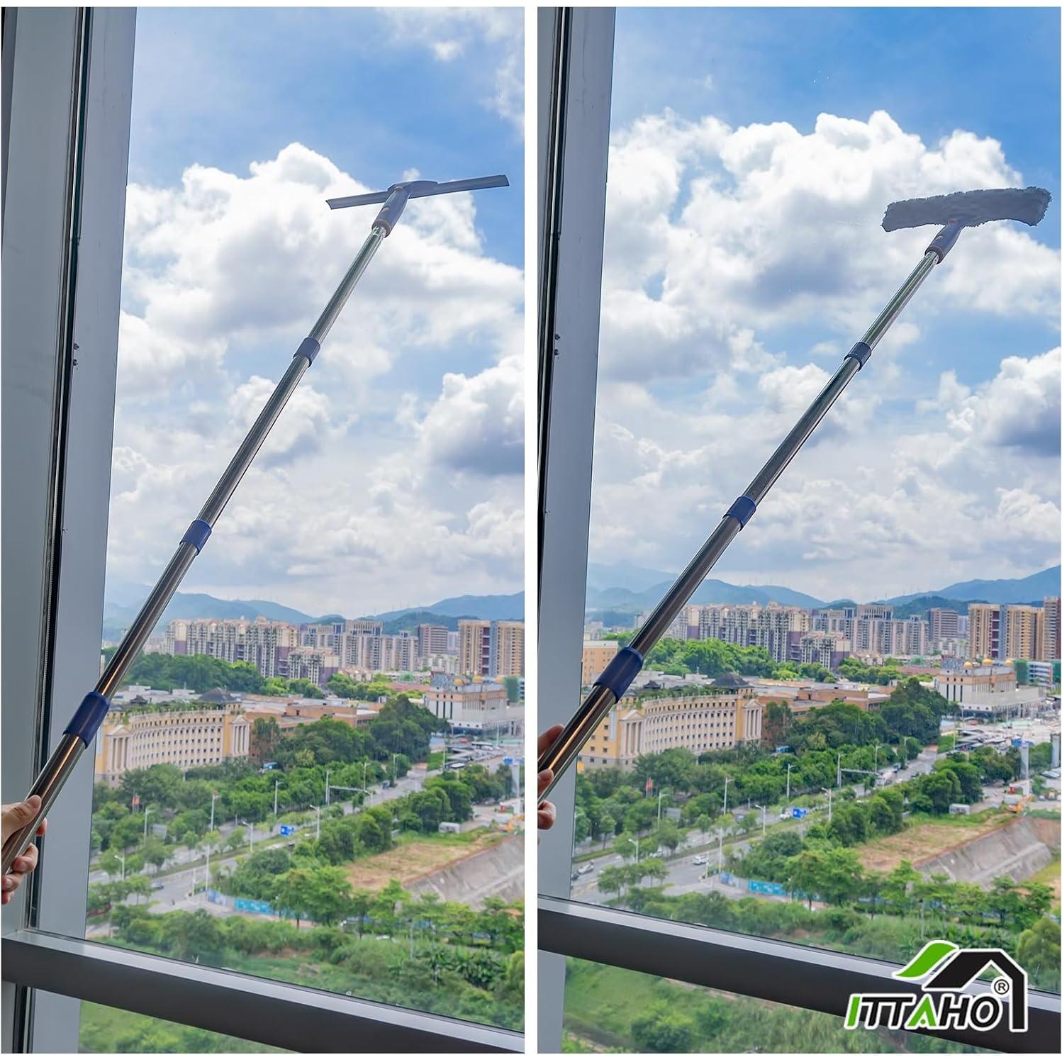 Limpiaparabrisas ITTAHO 30.48 cm con Mango Extensible de Acero