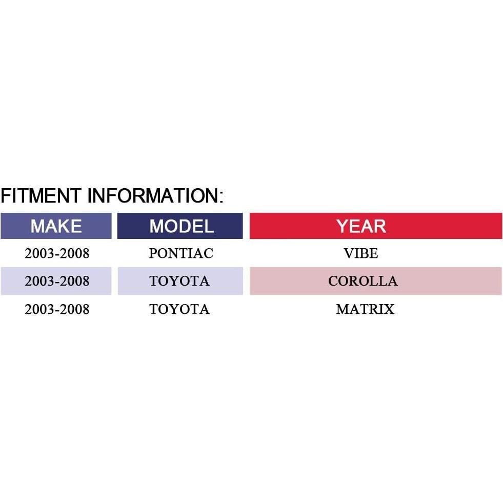 Calipers de Freno Delantero MAYASAF para Pontiac Vibe y Toyota