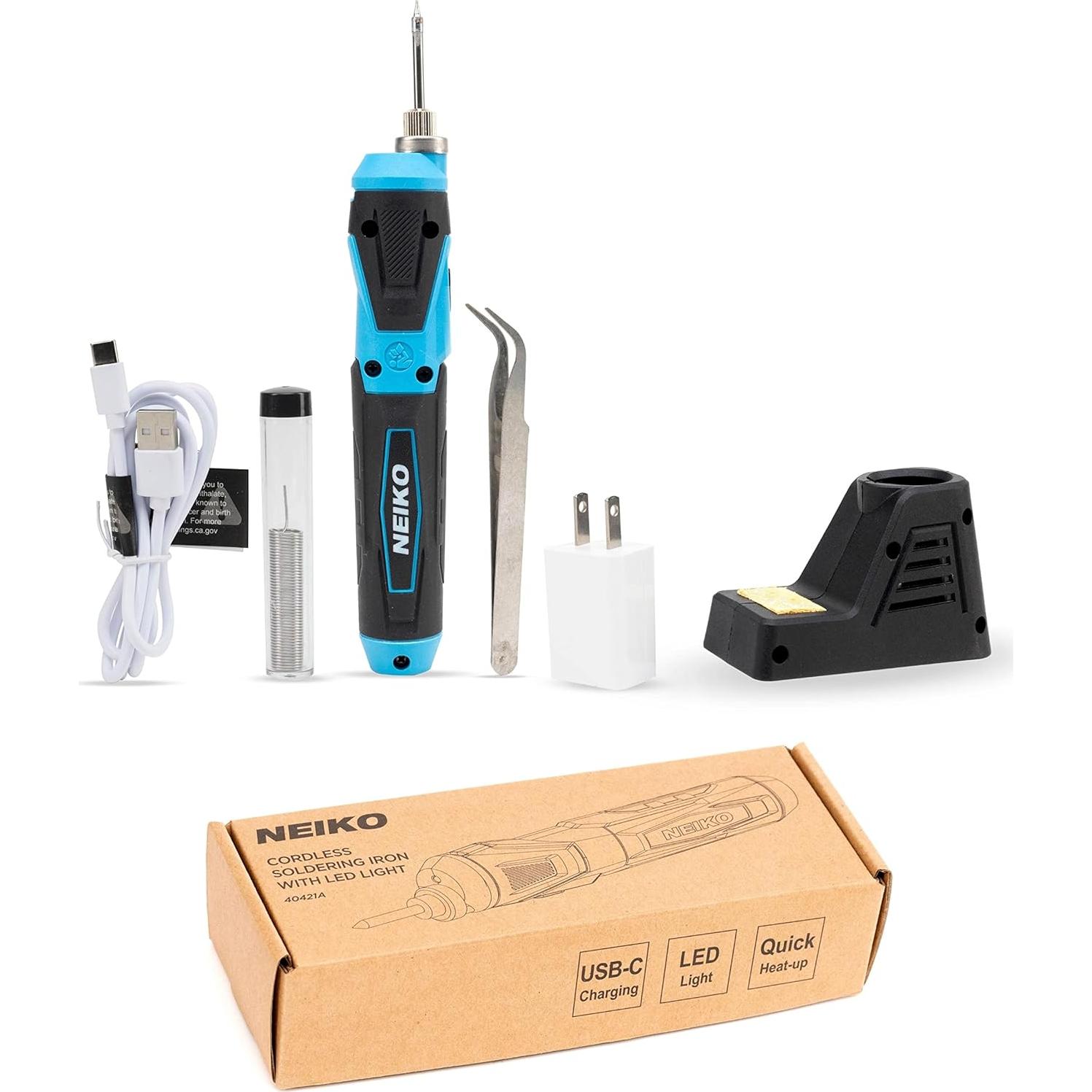 Kit de Soldadura Inalámbrico NEIKO 40421A 4V USB