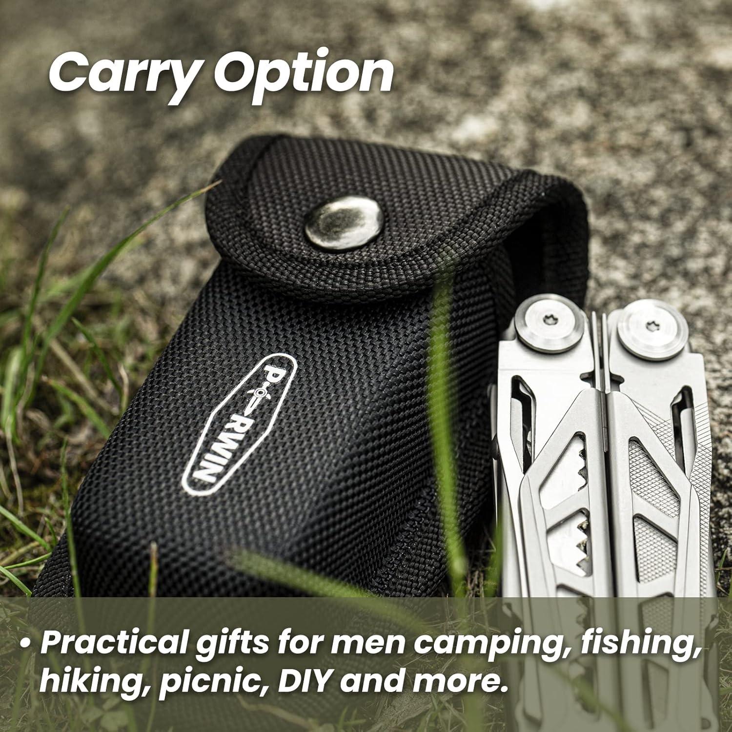 Multiherramienta PERWIN 17 en 1 Acero Inoxidable Camping