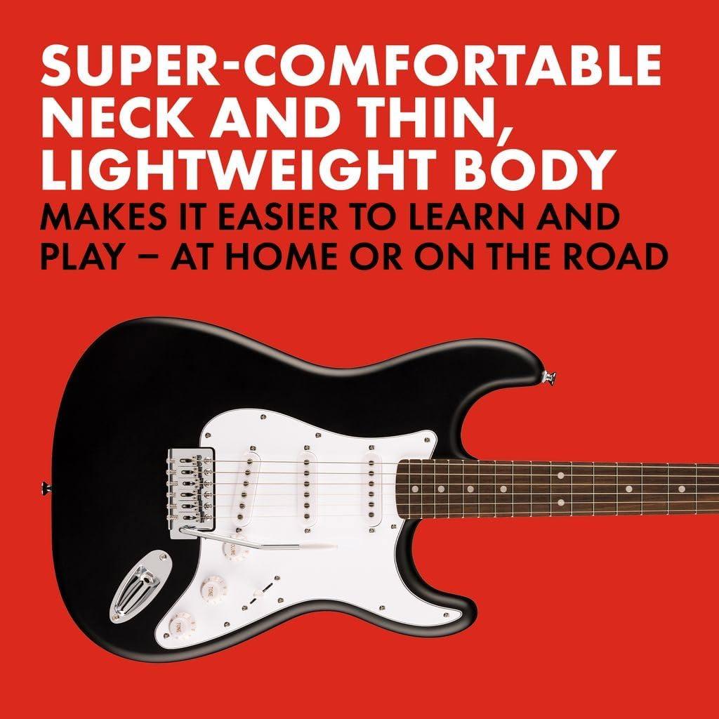 Guitarra Eléctrica Squier Stratocaster Debut Negra 6 Cuerdas