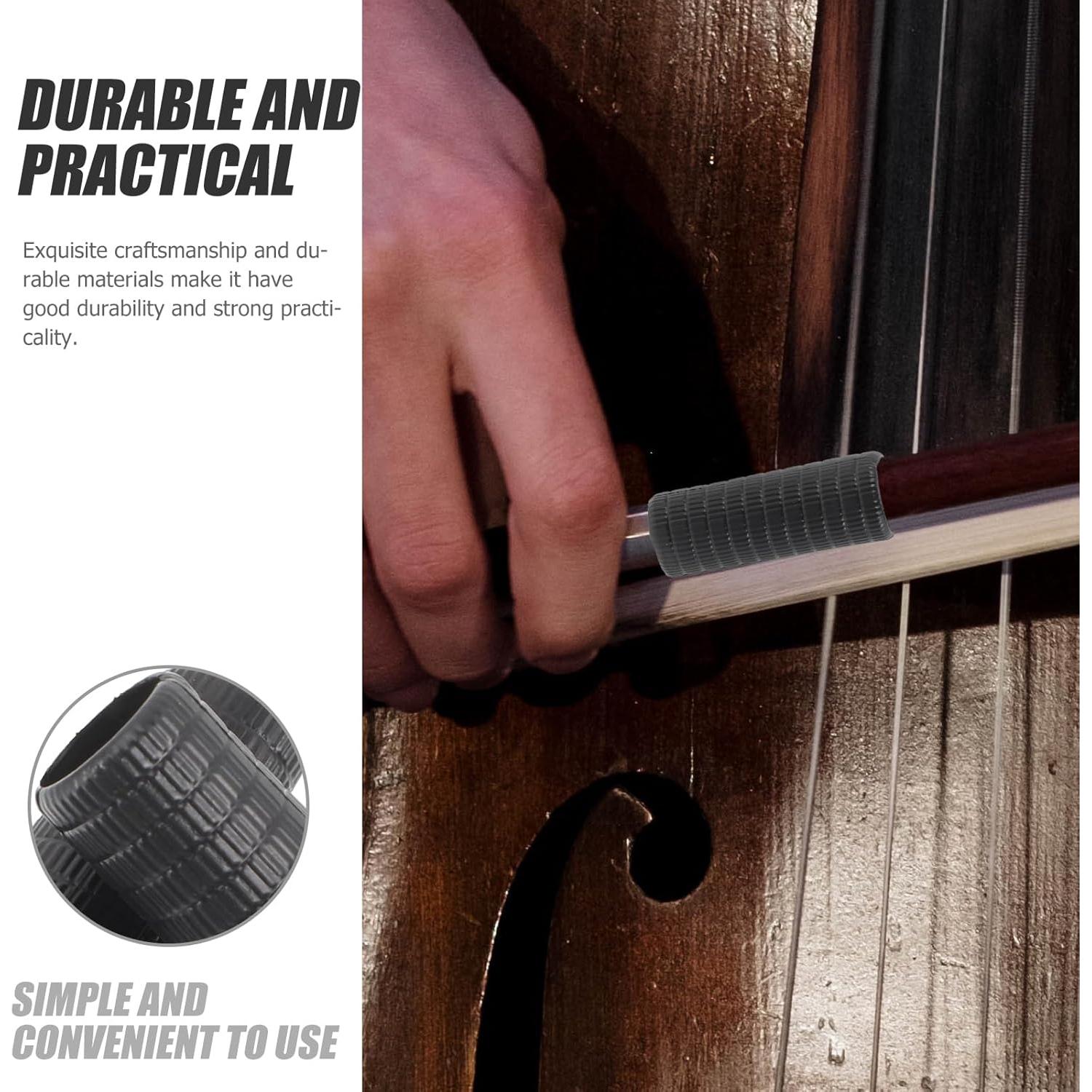 Agarre de Arco para Violonchelo SUPVOX 4 Piezas Goma