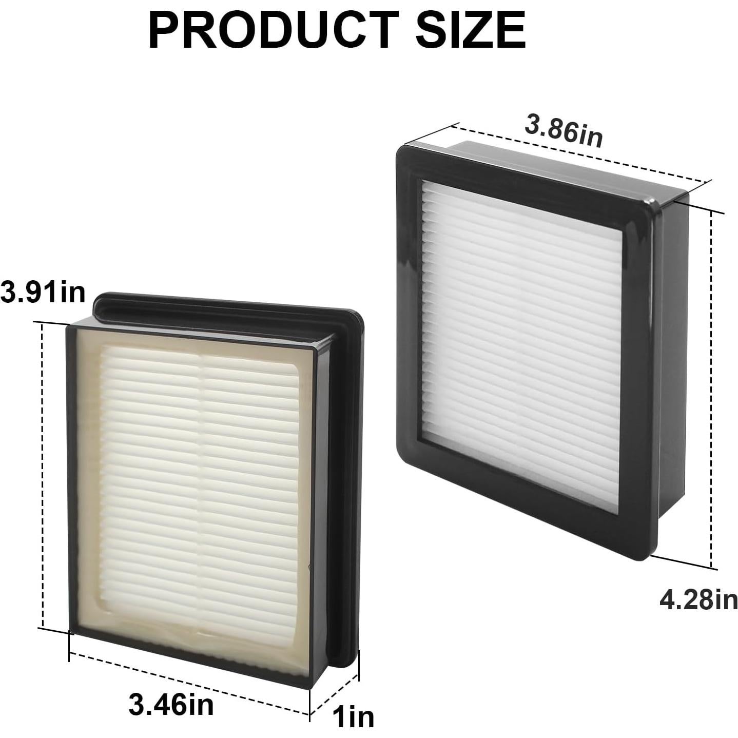 Filtro HEPA 107315 INTHVKIL para Aspiradoras ProTeam - 2 Piezas