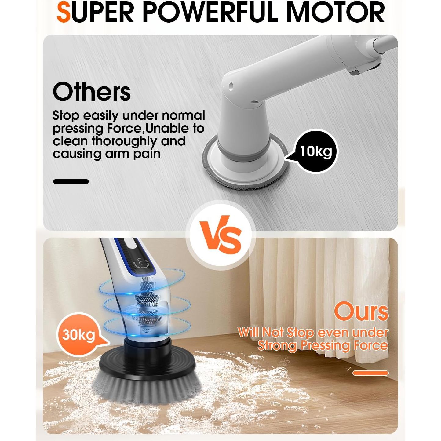 Limpiador Eléctrico Rocfinity con 9 Cabezas y IPX7