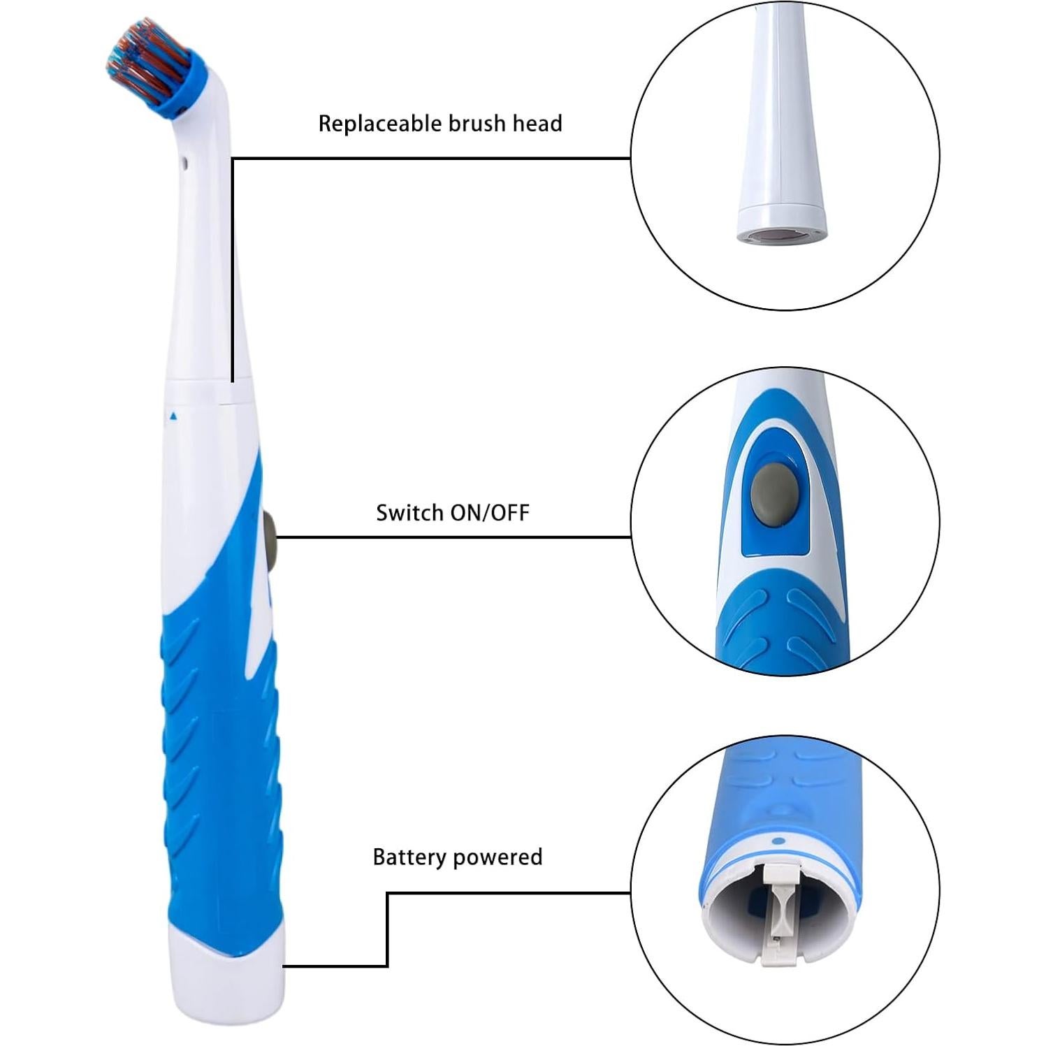 Cepillo de limpieza eléctrico SOARING QJS 4 en 1 inalámbrico