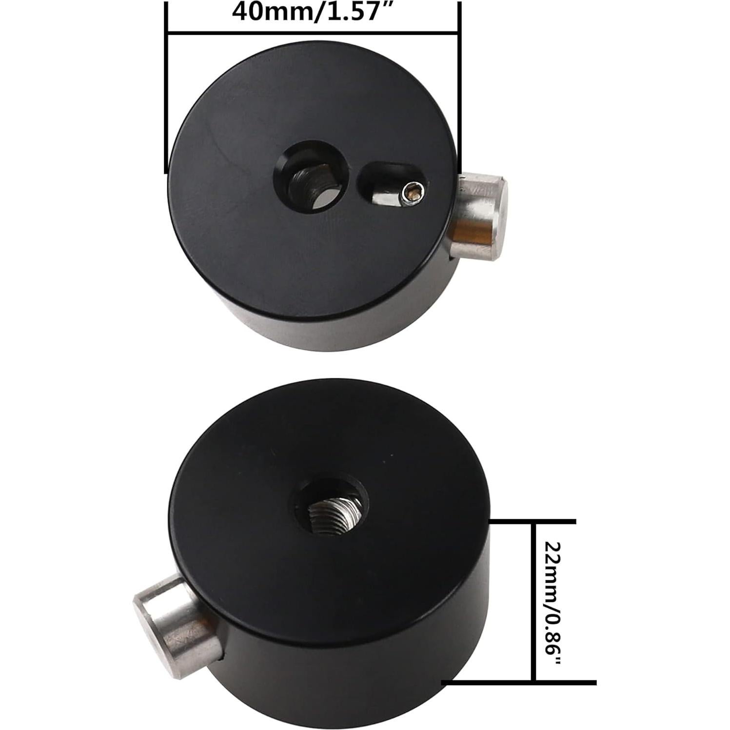Tuerca de Platillo Yootones Ajuste Rápido Aluminio Negro