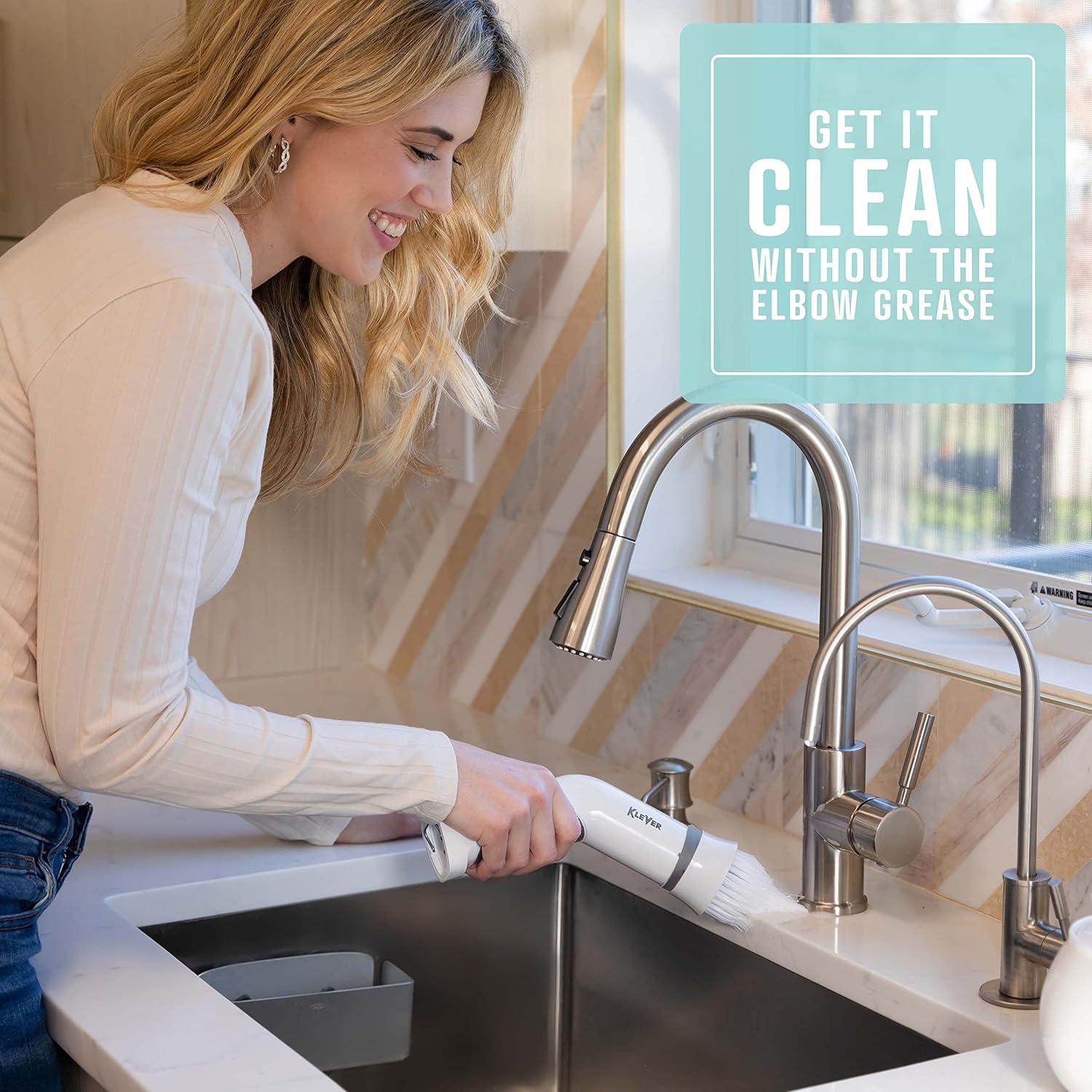 Limpiador Eléctrico Recargable Klever para Baño y Cocina