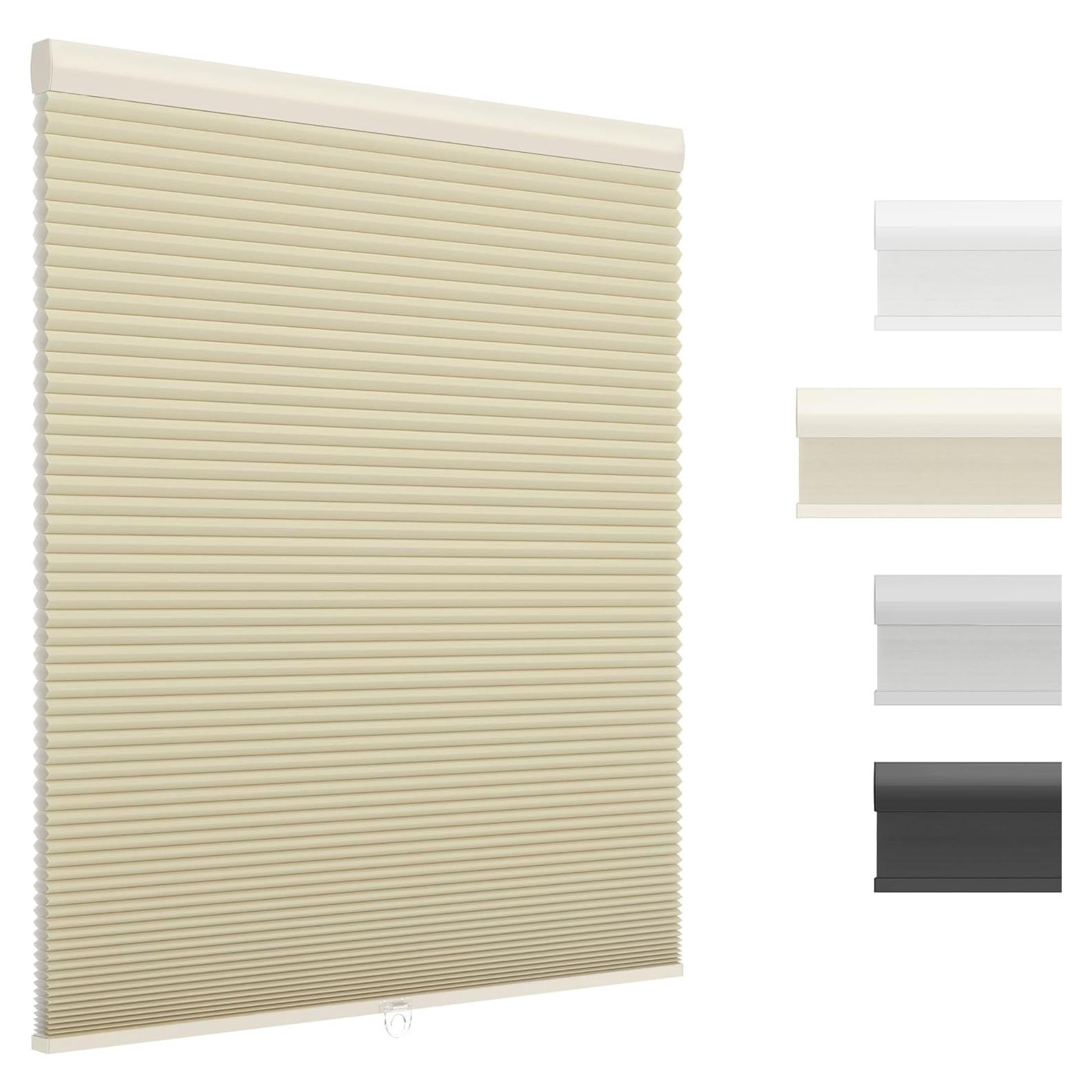Persianas Celulares UNISHADES 23x64 Beige Filtrante Luz Sin Cuerda