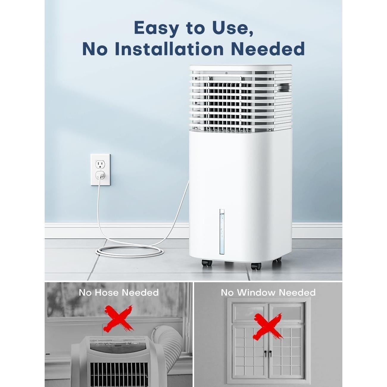 Acondicionador de Aire Portátil CENSTECH DL3 4-en-1 2 Galones