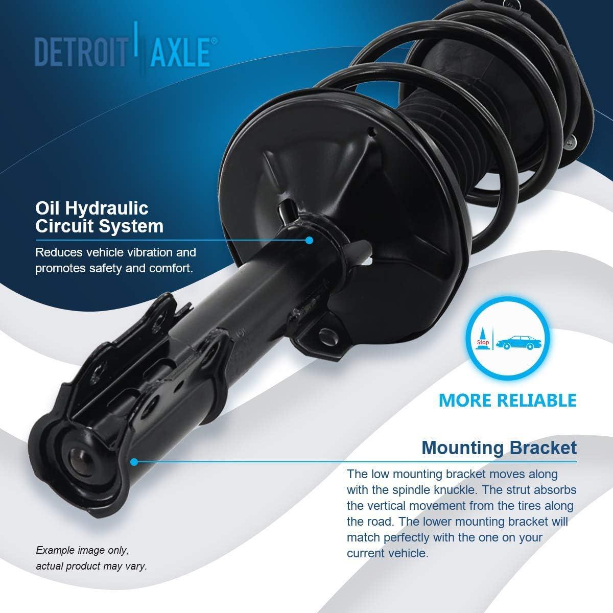 Amortiguadores Frontales Detroit Axle para Toyota Corolla 2003-2008