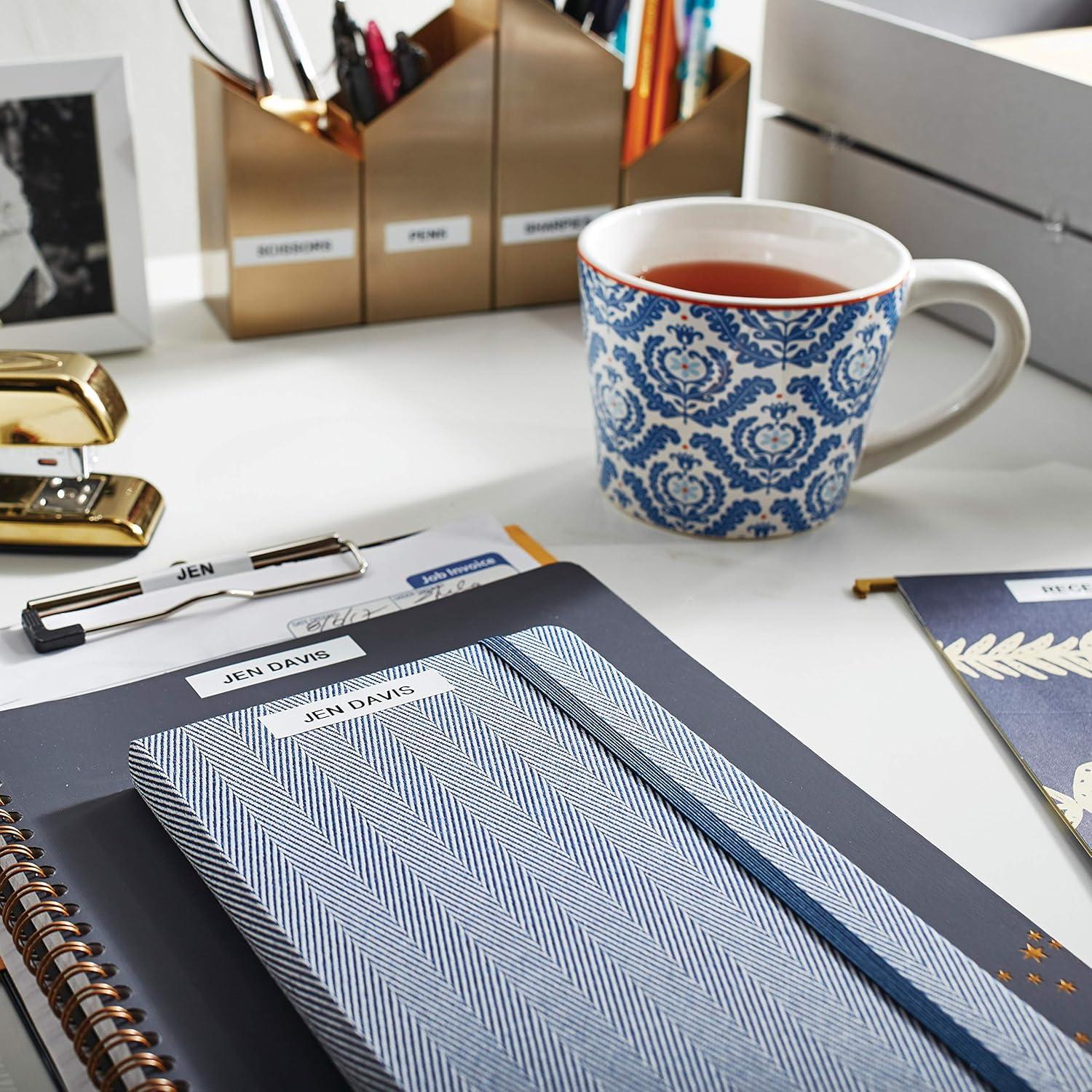 Etiquetadora portátil DYMO LetraTag 100T con 2 cintas