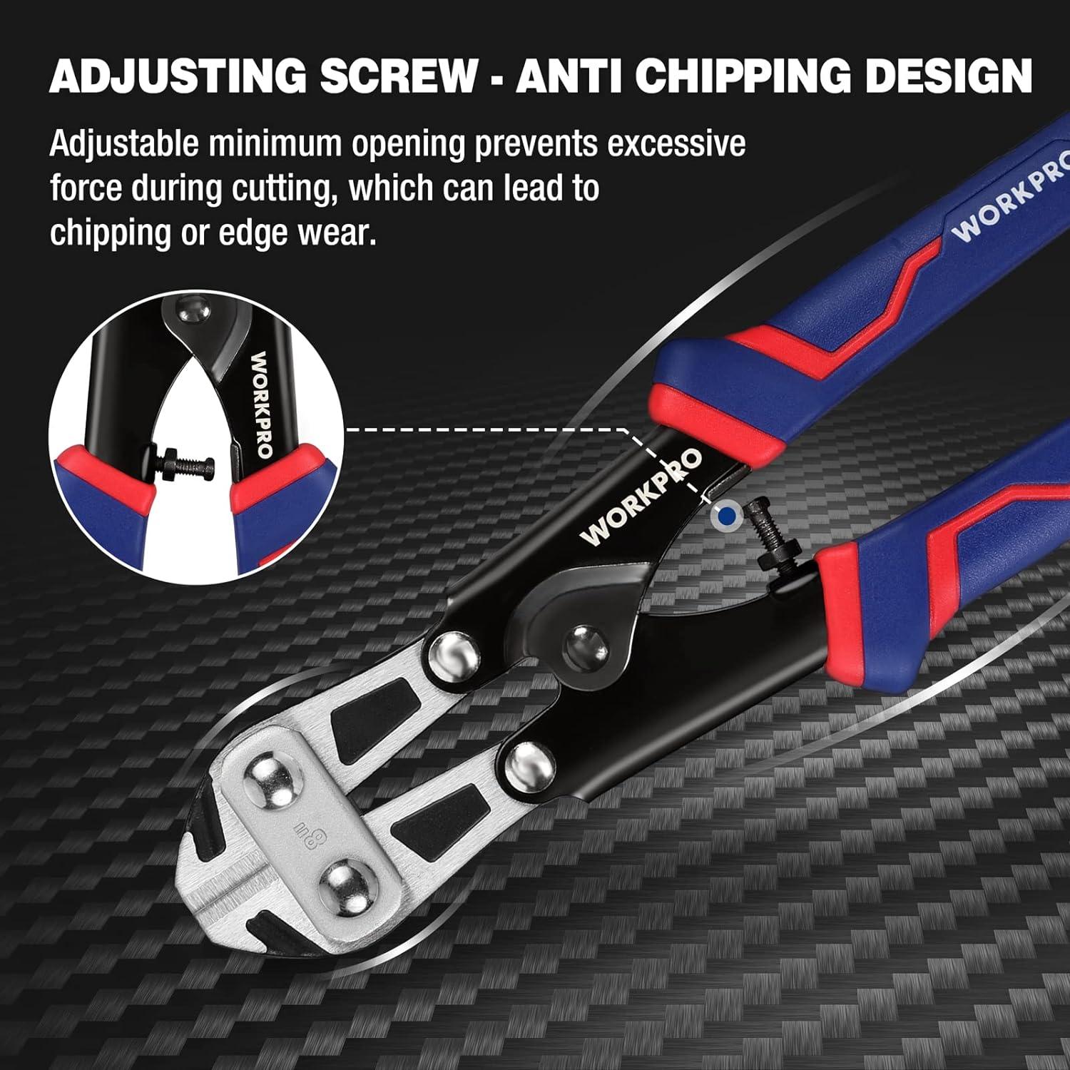 Cortador de Pernos WORKPRO 20.32 cm Mango Ergonómico