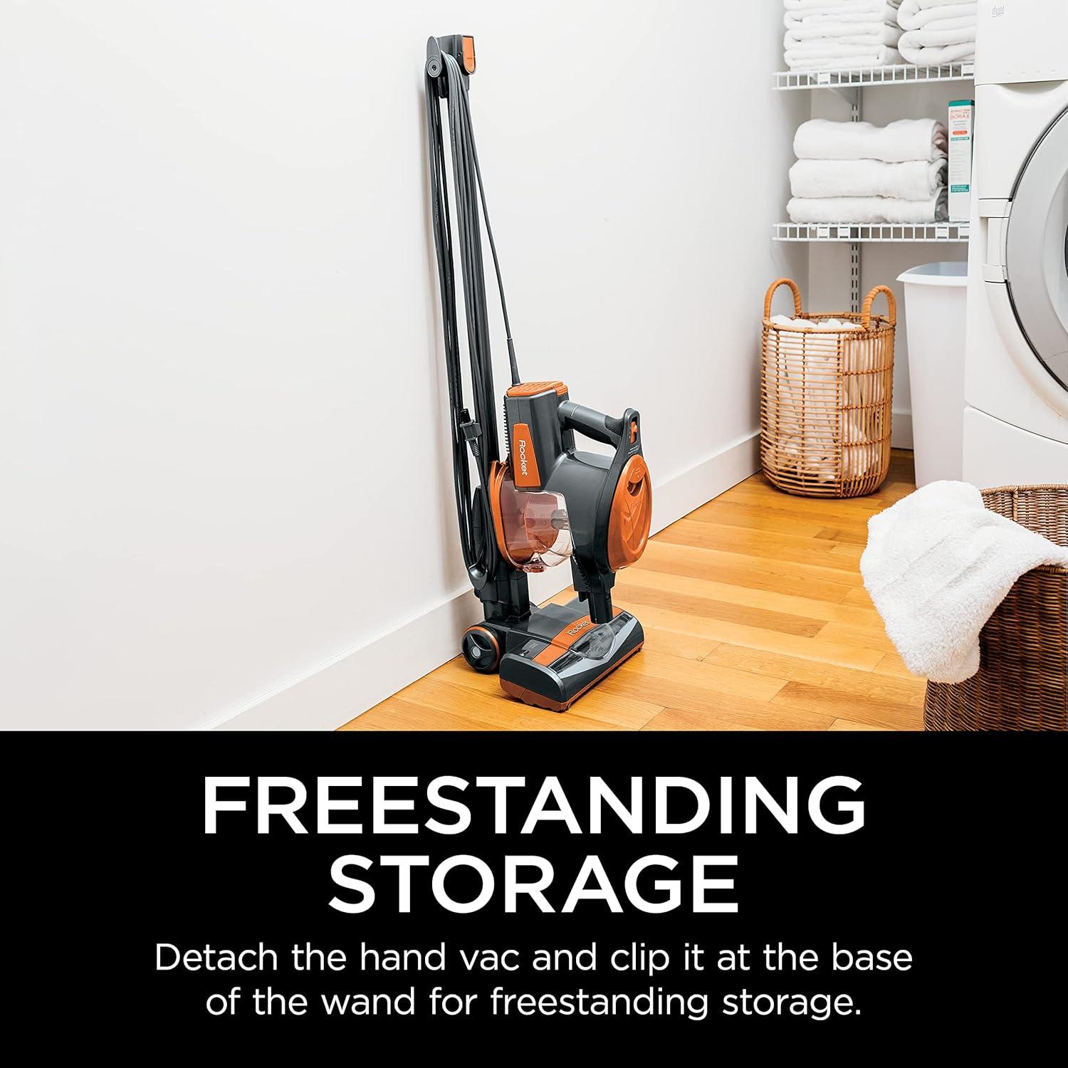 Aspiradora de Varilla Shark Rocket Ultra-Ligera 500W Gris/Naranja