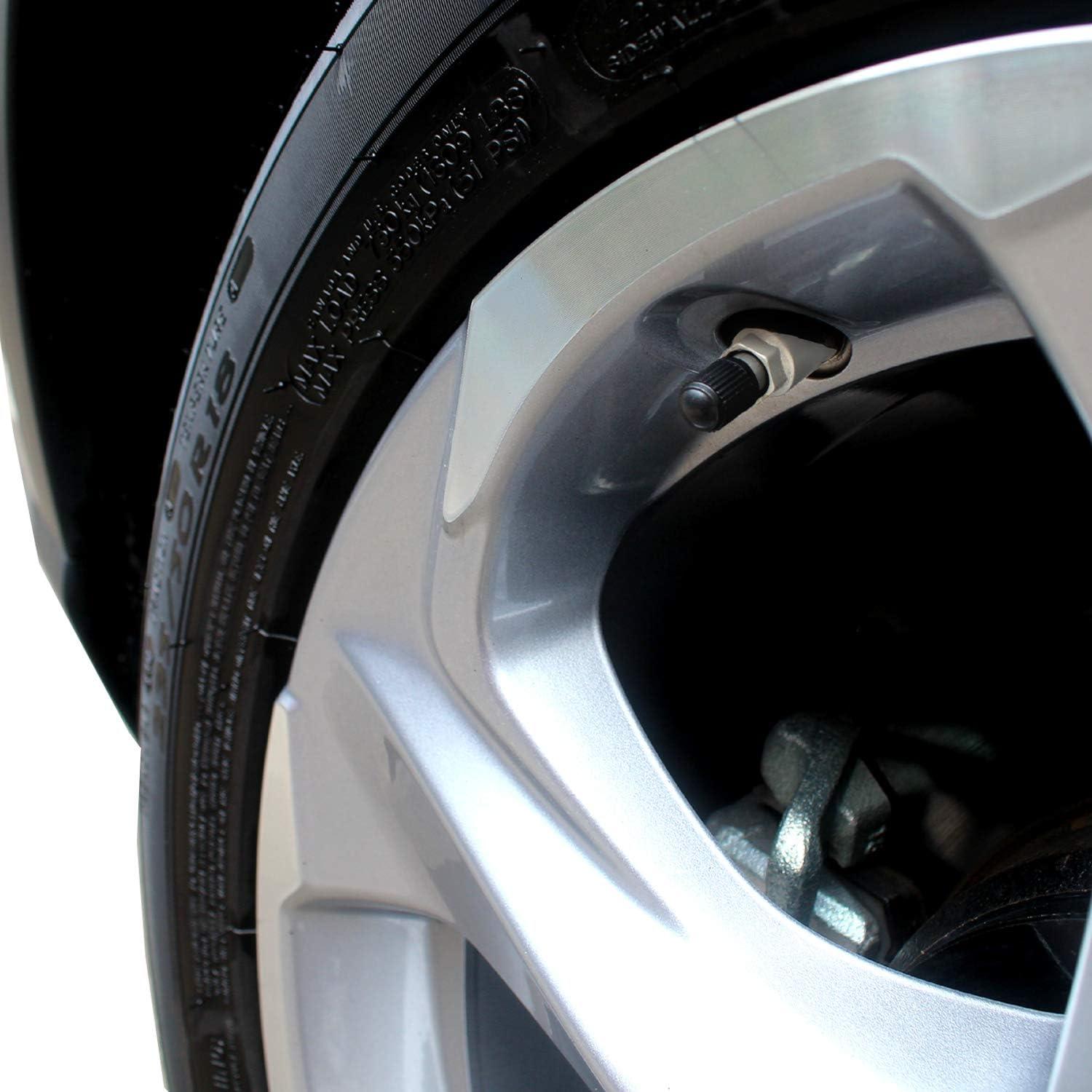 30 Tapas de Válvula Neumático SAMIKIVA Universal Negro