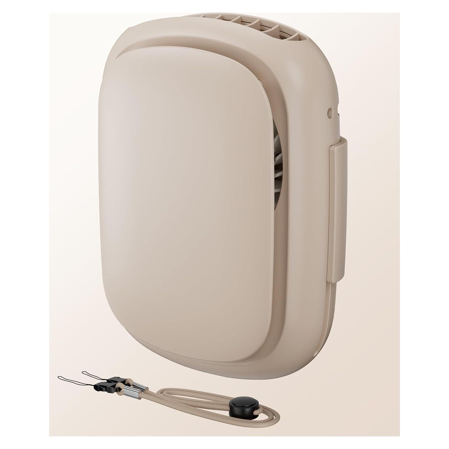 Ventilador Portátil Shinebella de Cintura 3 Velocidades Caqui