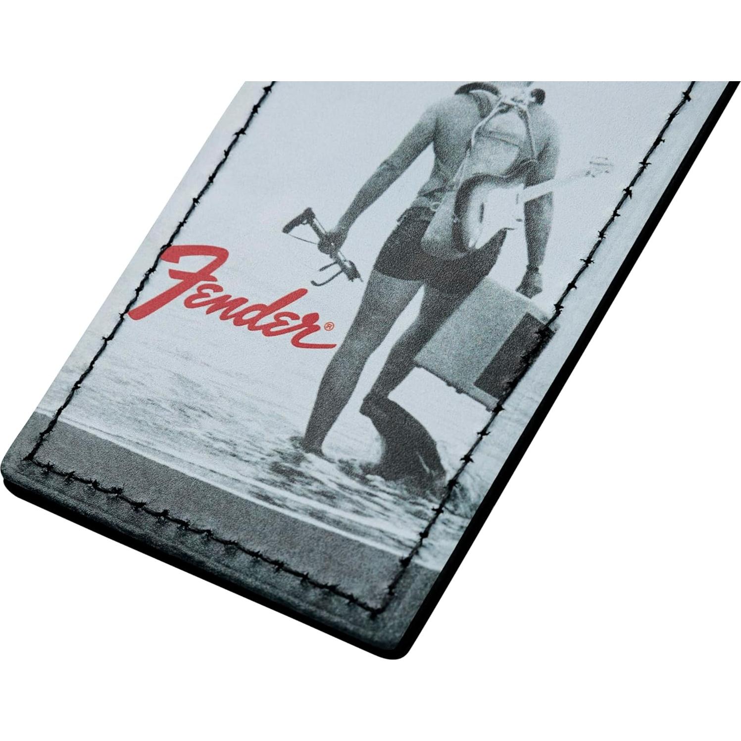 Etiqueta de Equipaje Vintage Fender Buceador 18x5.9 cm